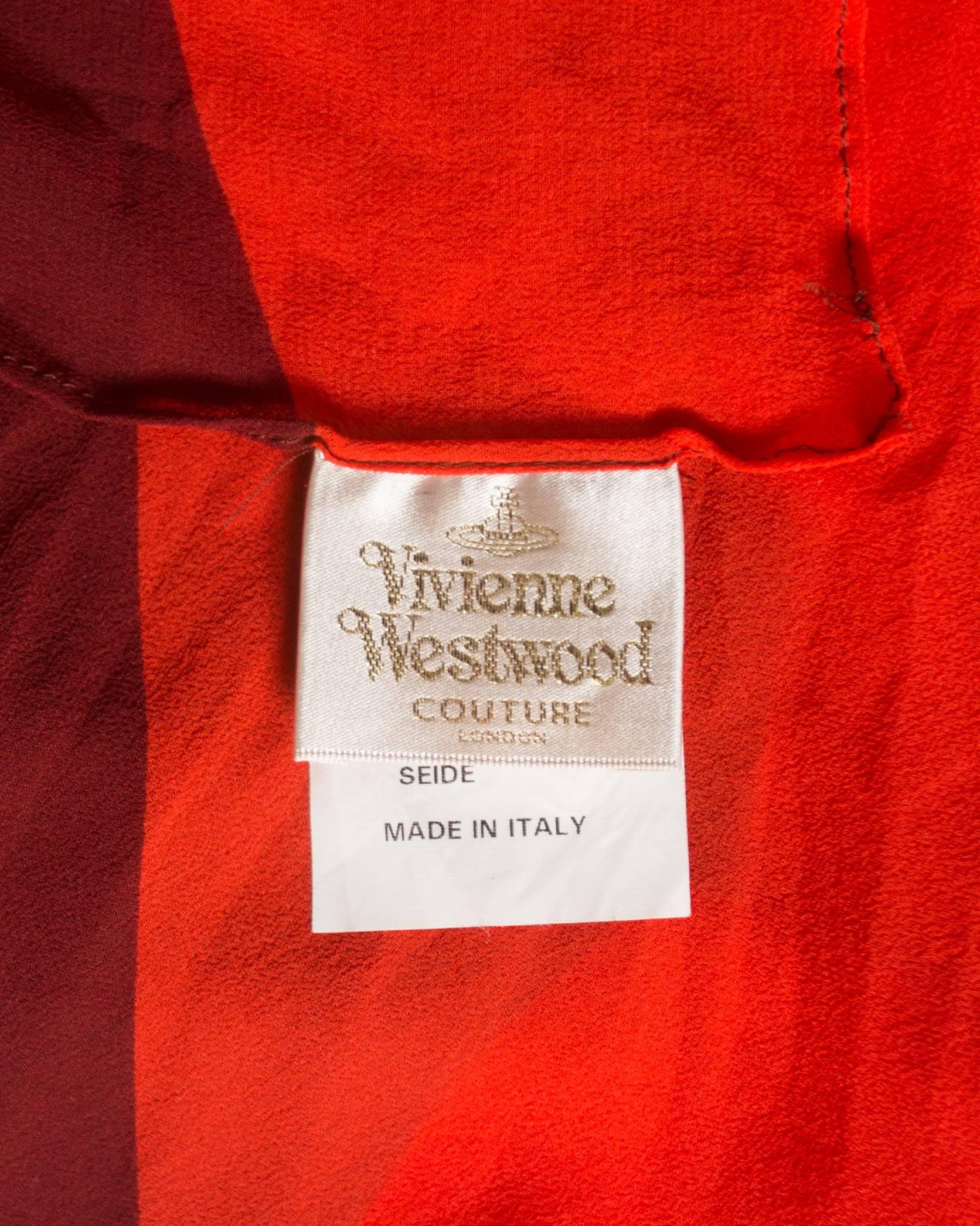 Vivienne Westwood silk chiffon sarong ensemble, Spring-Summer 1998 2