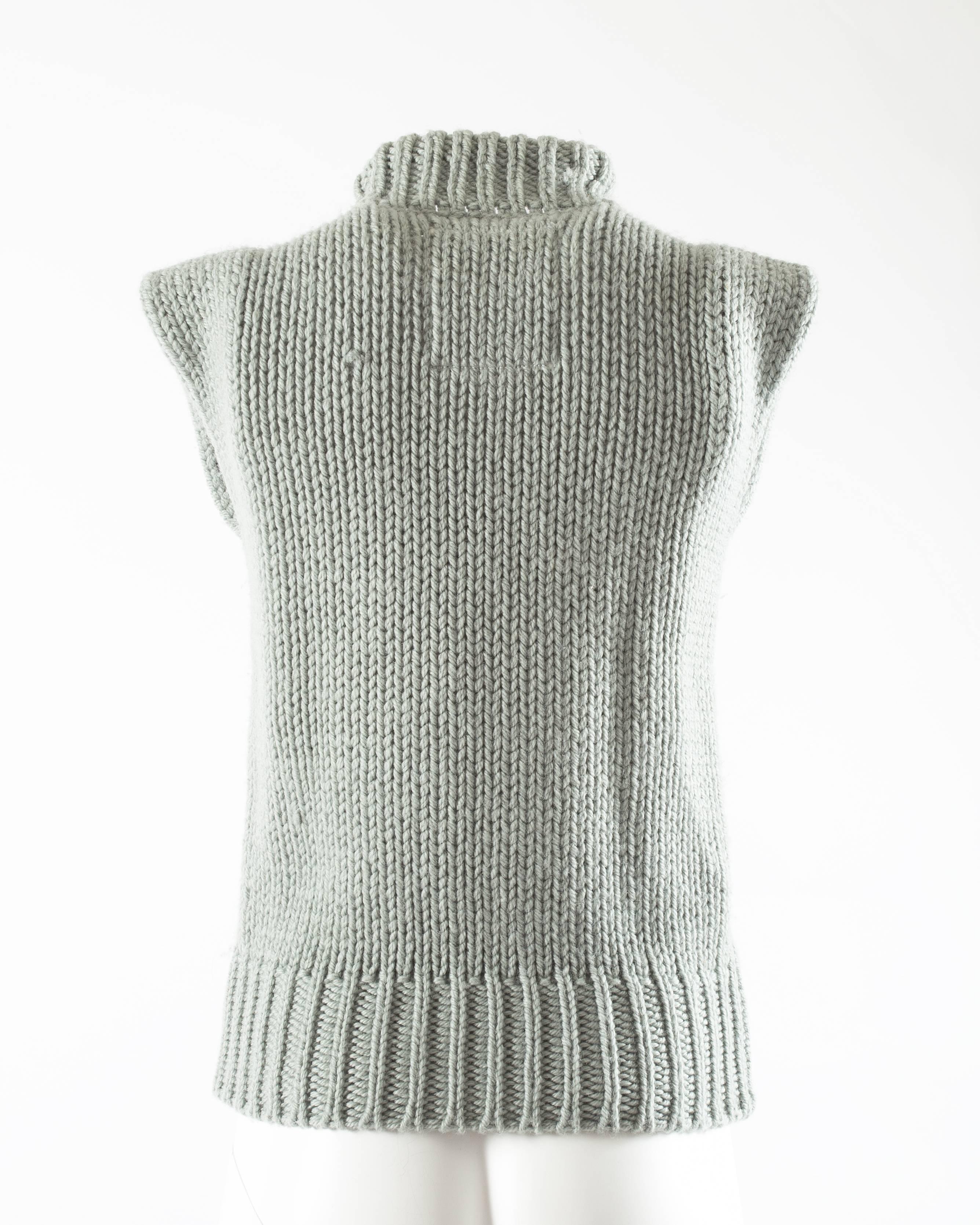 Women's Margiela Autumn-Winter 1994 reproduction of a doll's sweater vest