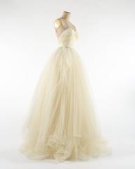 Dolce & Gabbana Autumn-Winter 1992 ivory tulle halter neck gown