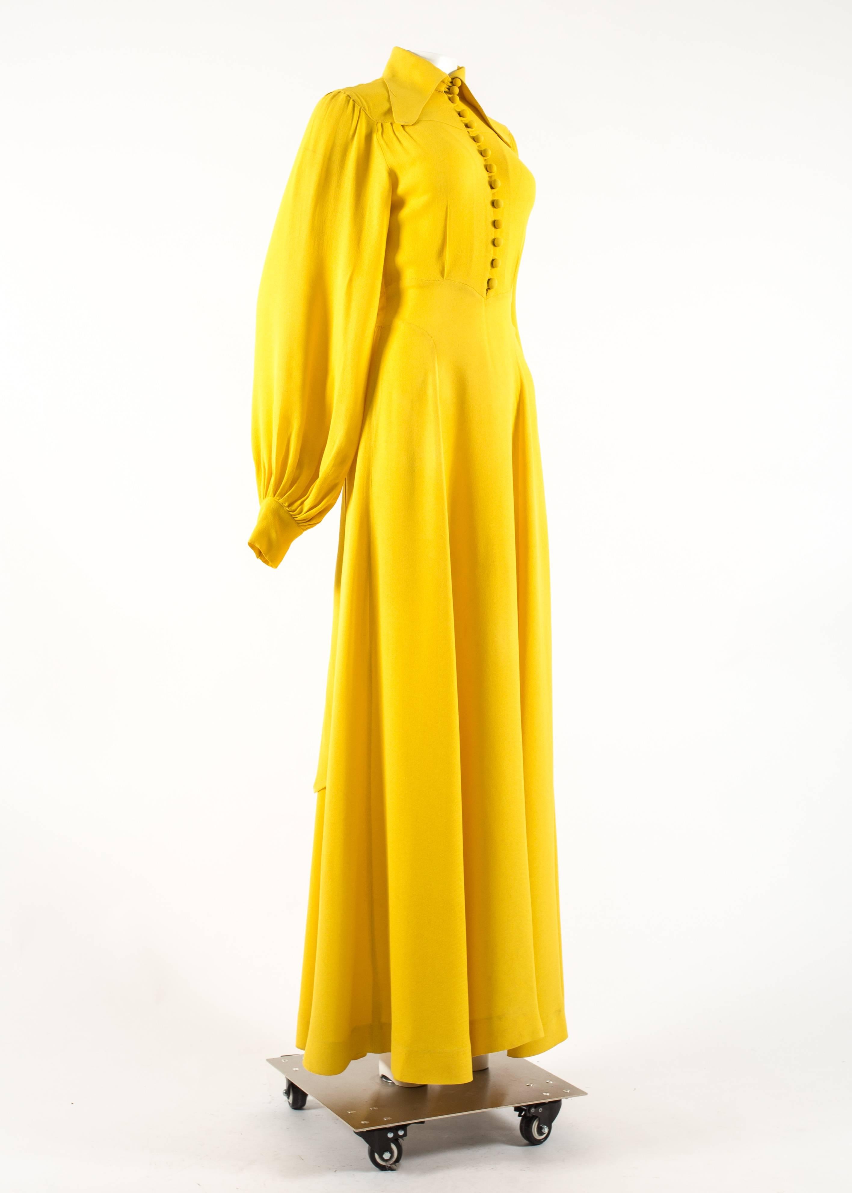 canary yellow maxi dress