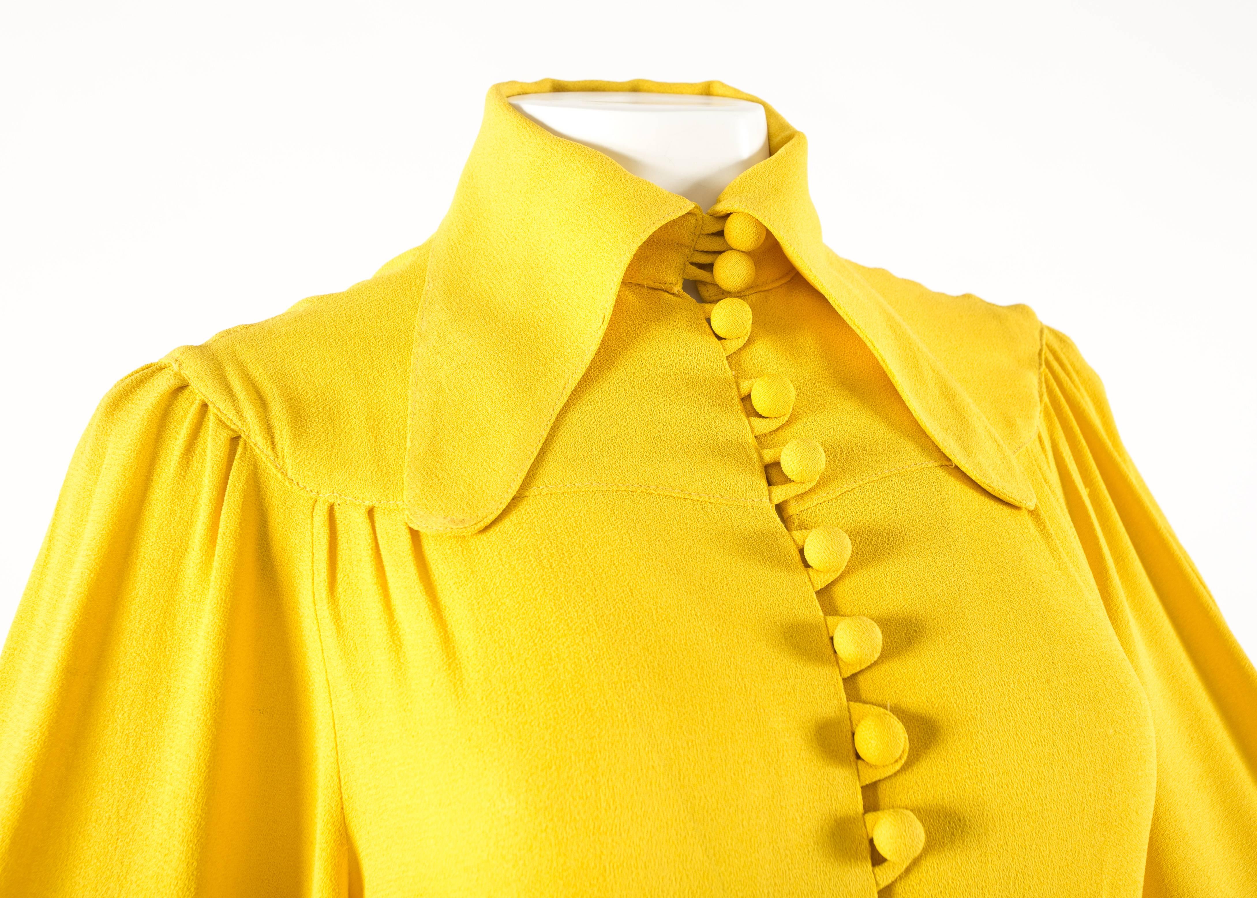 canary yellow summer dress