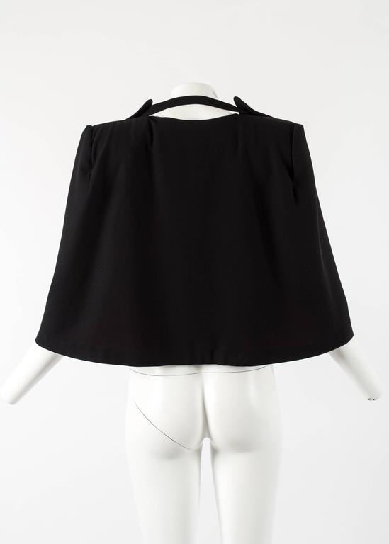 Maison Martin Margiela Spring-Summer 2007 black and red cape at 1stDibs