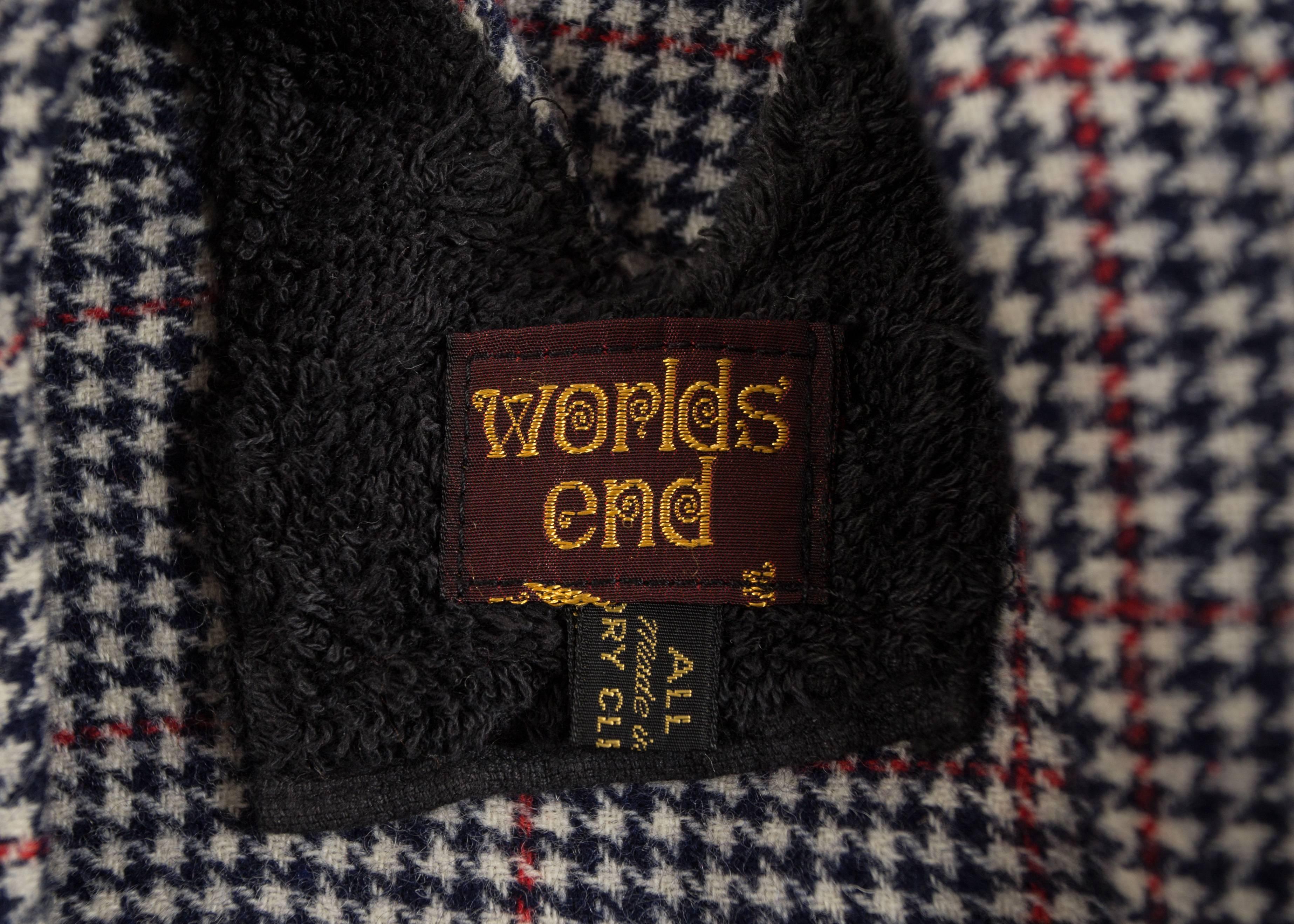 Worlds End von Vivienne Westwood Kariertes Kleid „Witches“ aus Wolle, H/W 1983 2