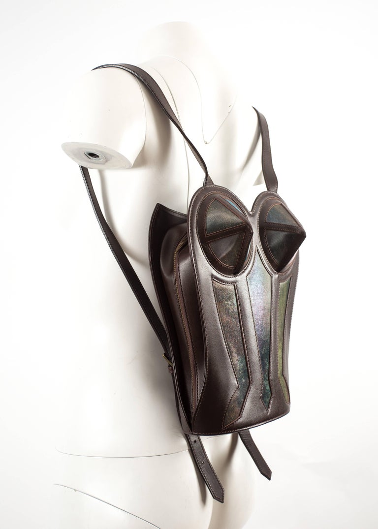 Jean Paul Gaultier 1998 Vintage Leather Backpack Collector 1998 Corset Bustier Backpack | Authentic & Vintage  main image 4