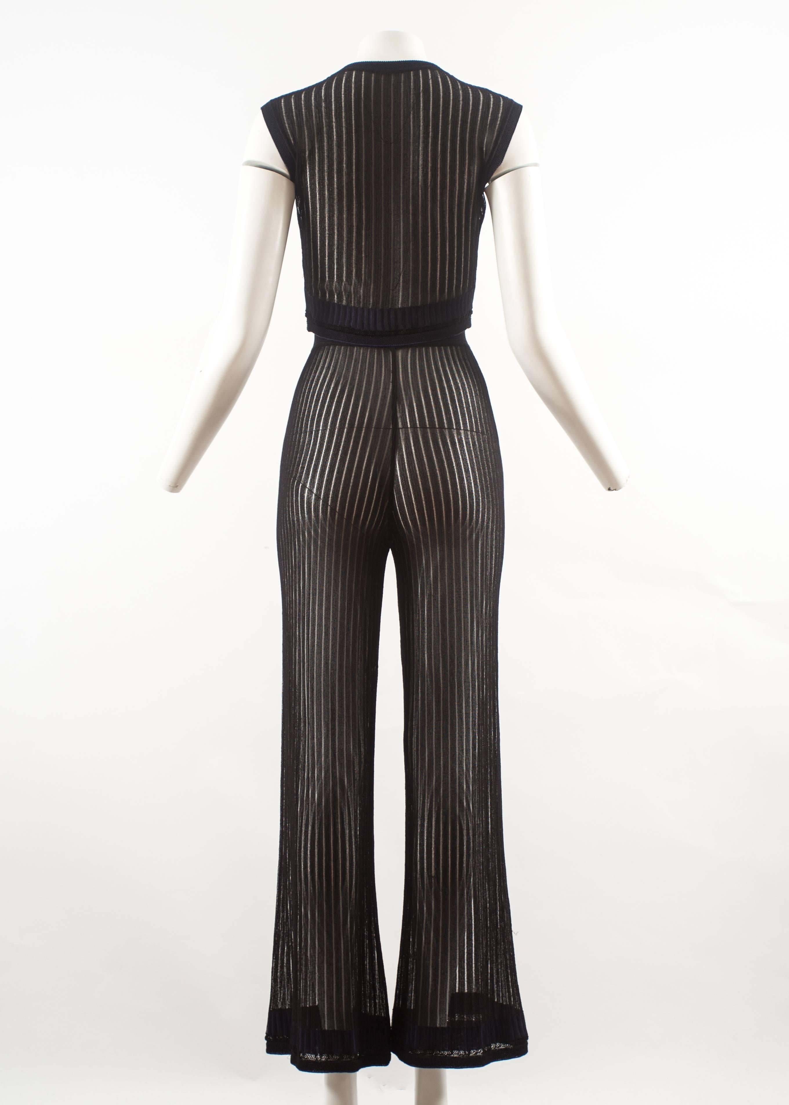 Women's Alaia 3 piece knitted ensemble, Spring-Summer 1992  For Sale