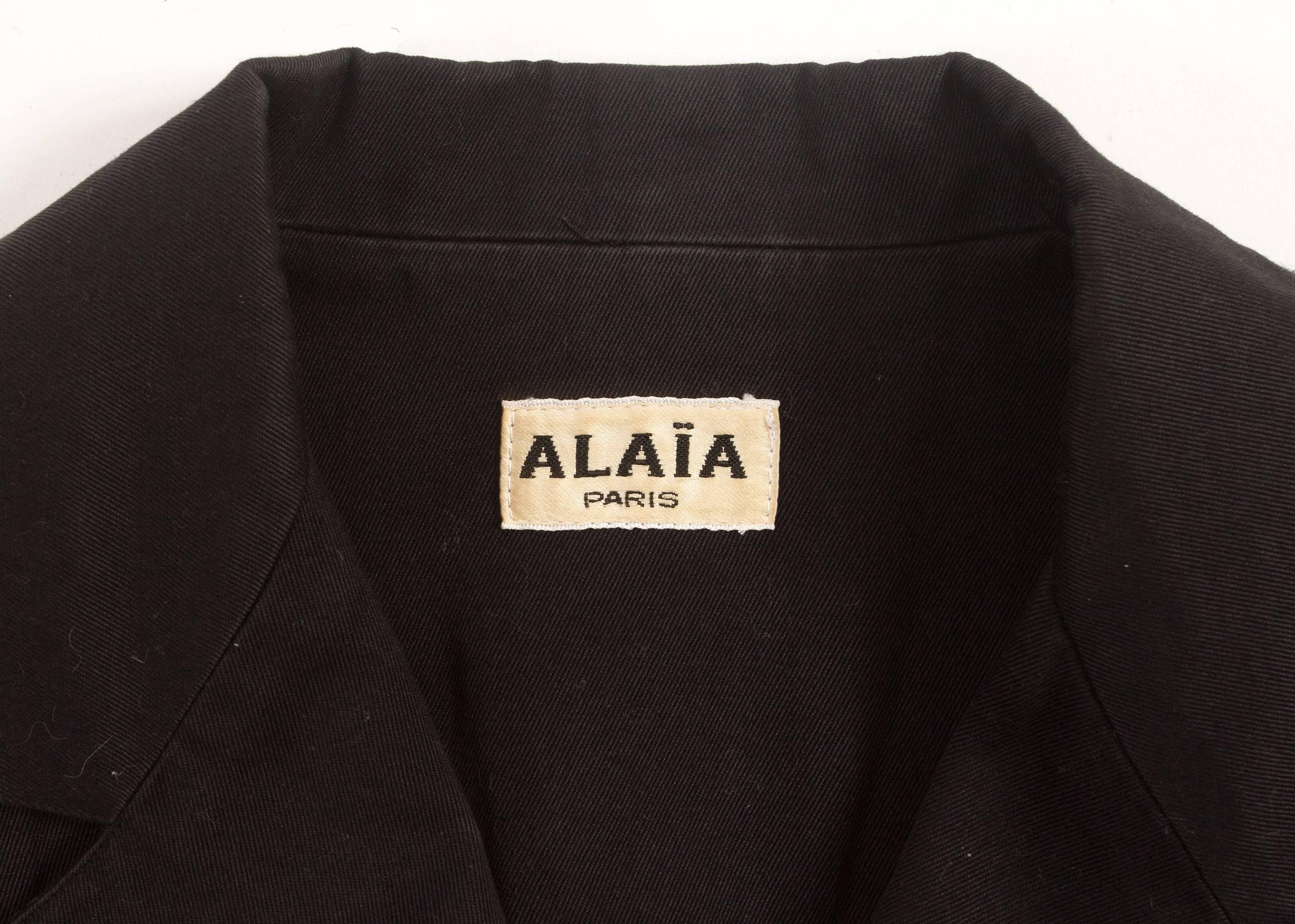 Alaia Spring-Summer 1988 corset-jacket with rope fringe  2