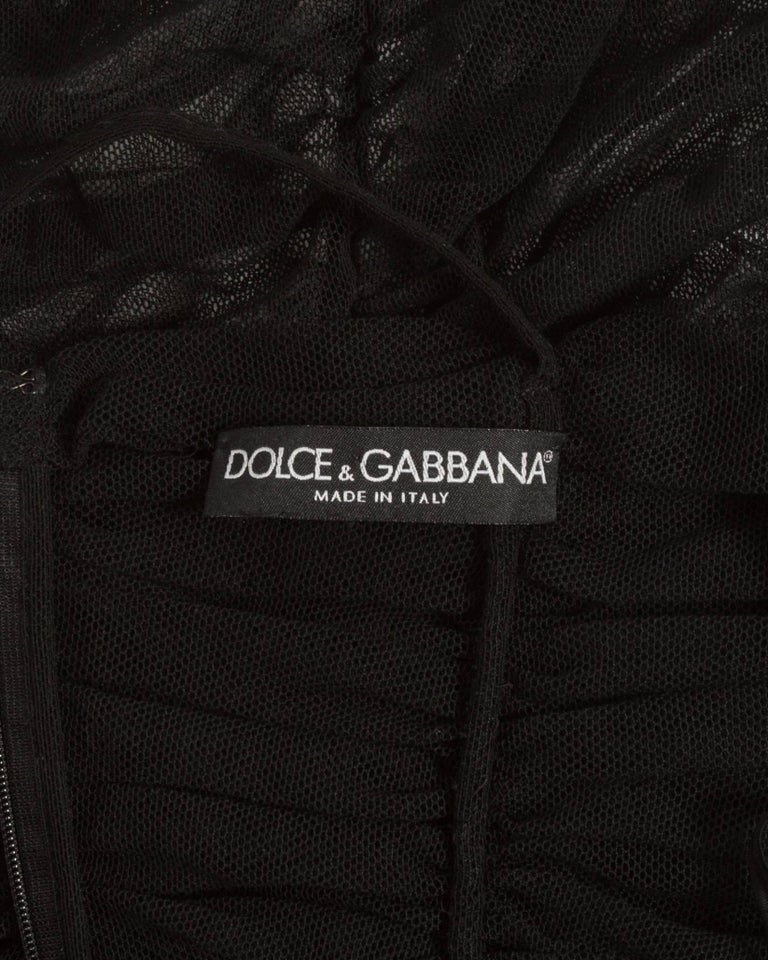 Haut Débardeur Dolce & Gabbana Vintage - Collection Printemps 2001 - Décor Roses Et Cristaux - Taille L