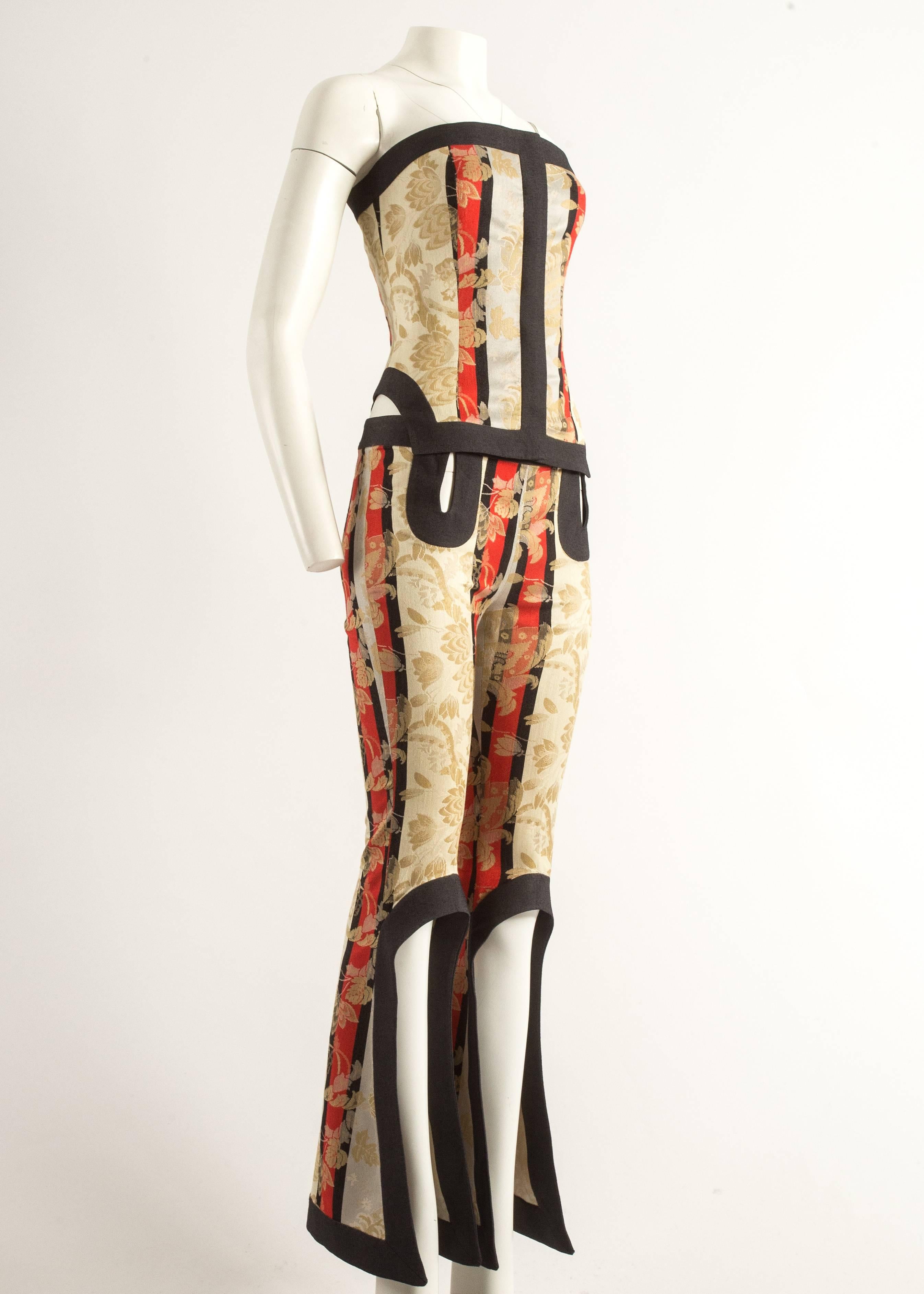 Alexander McQueen Spring-Summer 2000 evening pant suit  In Good Condition In London, GB