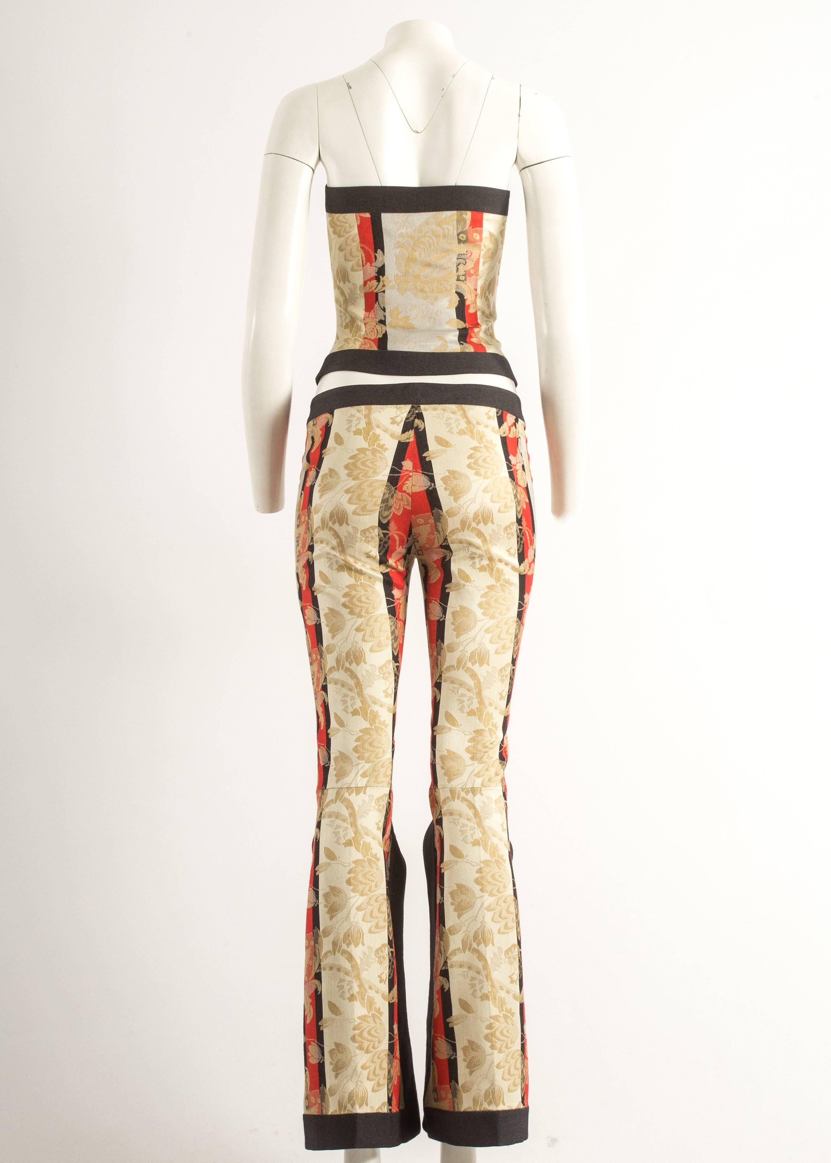 Alexander McQueen Spring-Summer 2000 evening pant suit  3