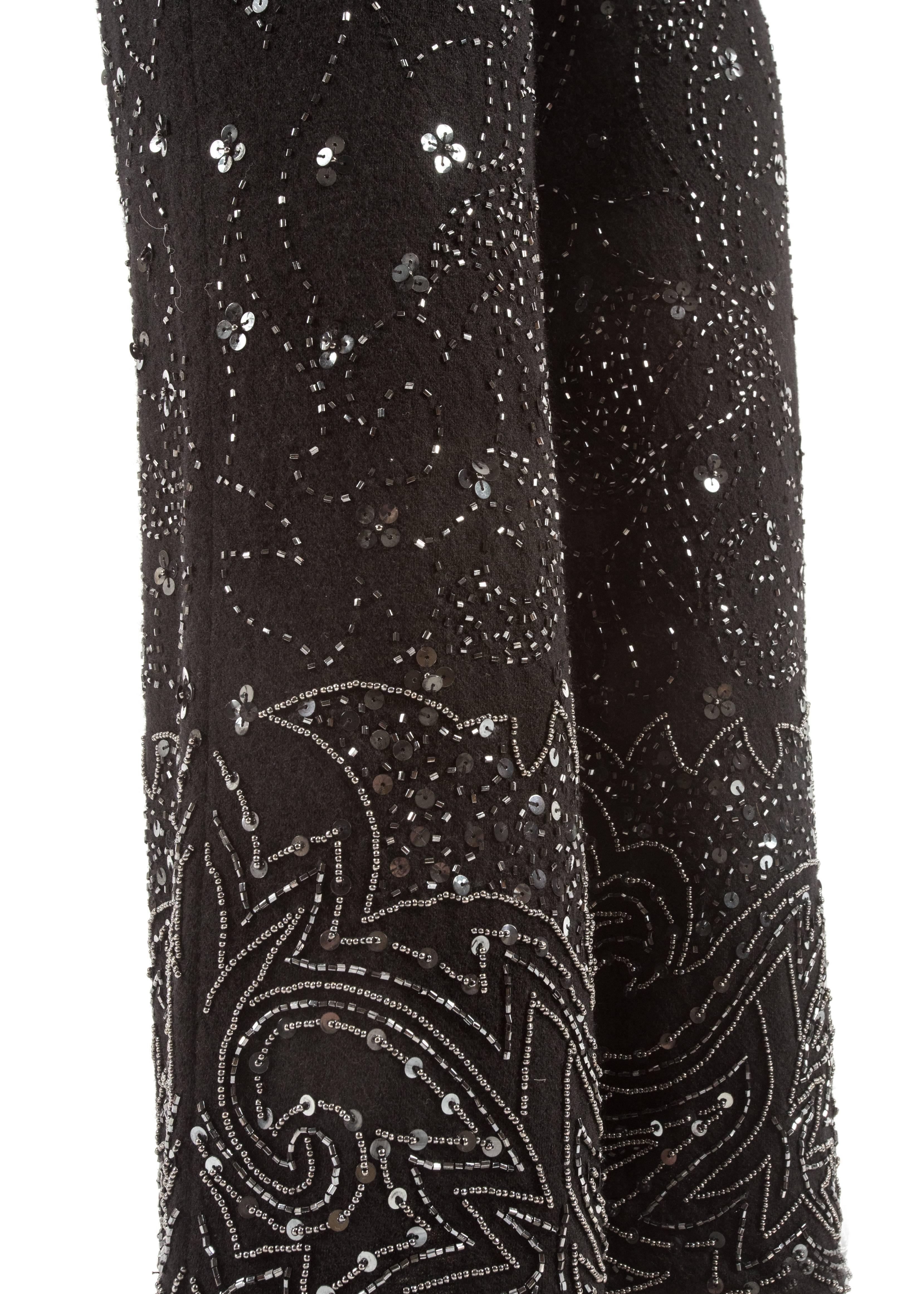 Women's Dolce & Gabbana Spring-Summer1999embellished evening pants and corseted obi belt