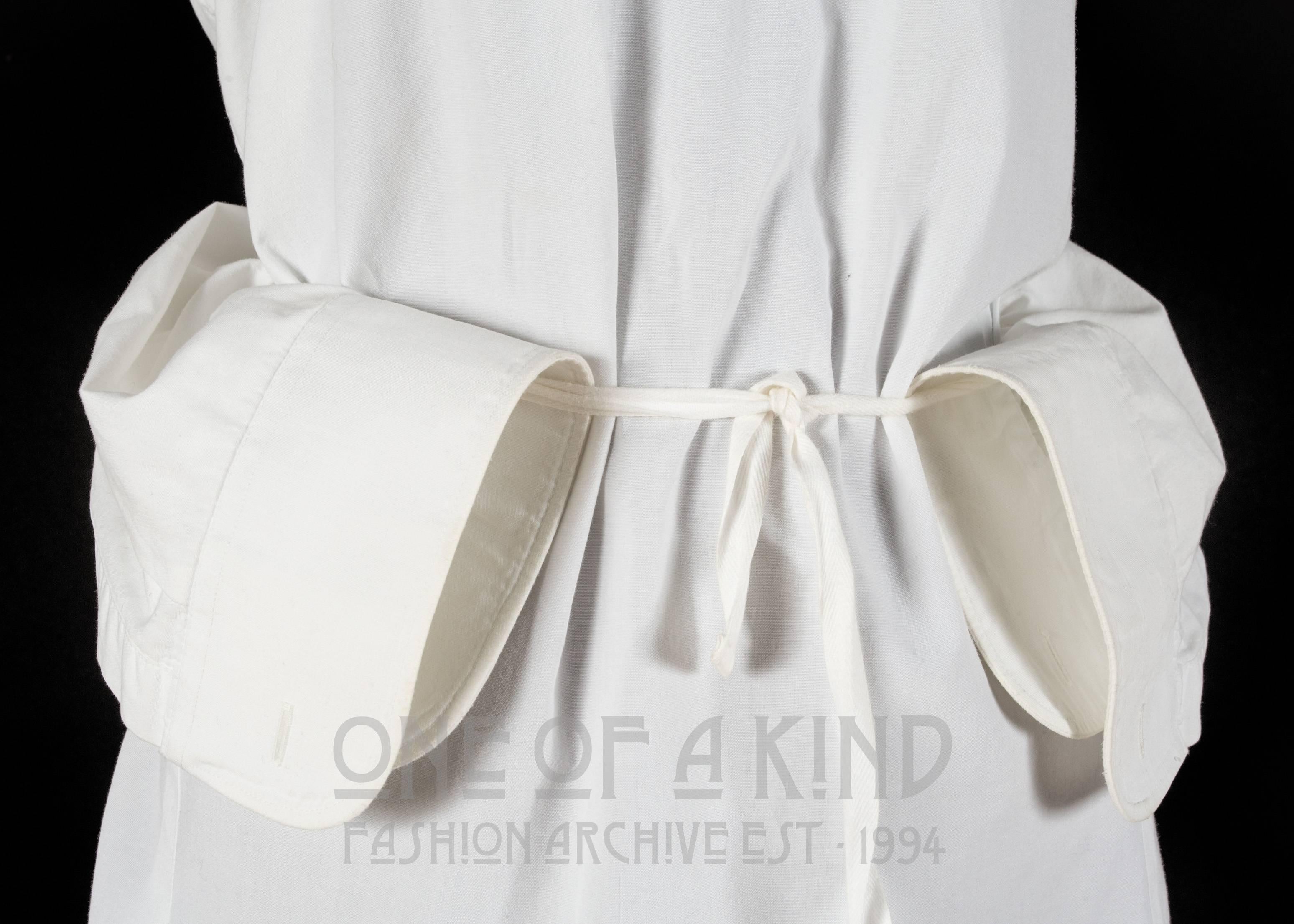 Margiela Artisanal white shirt, Spring-Summer 1995 In Good Condition In London, GB