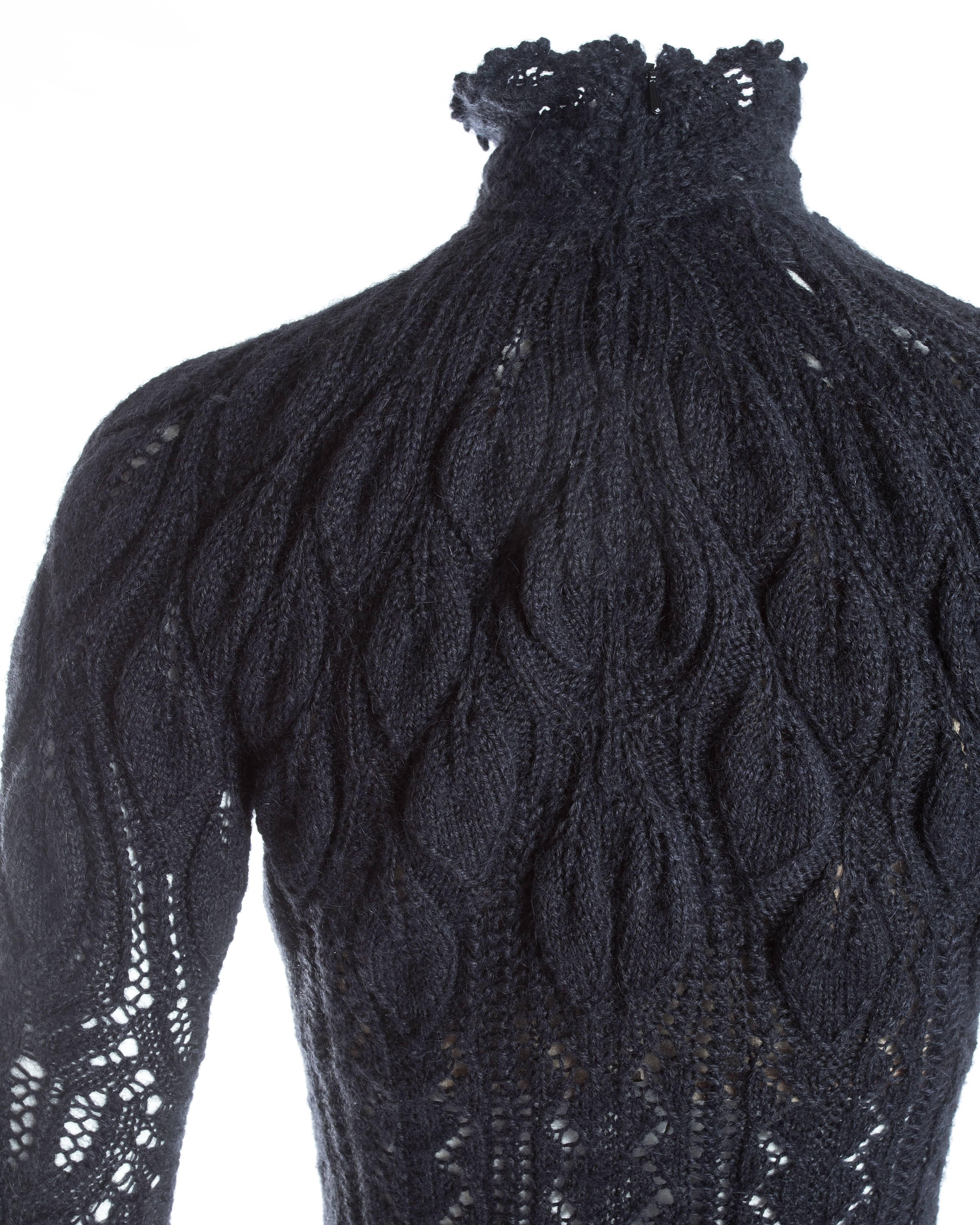 Vivienne Westwood knitted mini dress with internal corset, A / W 1993 In Excellent Condition In London, GB