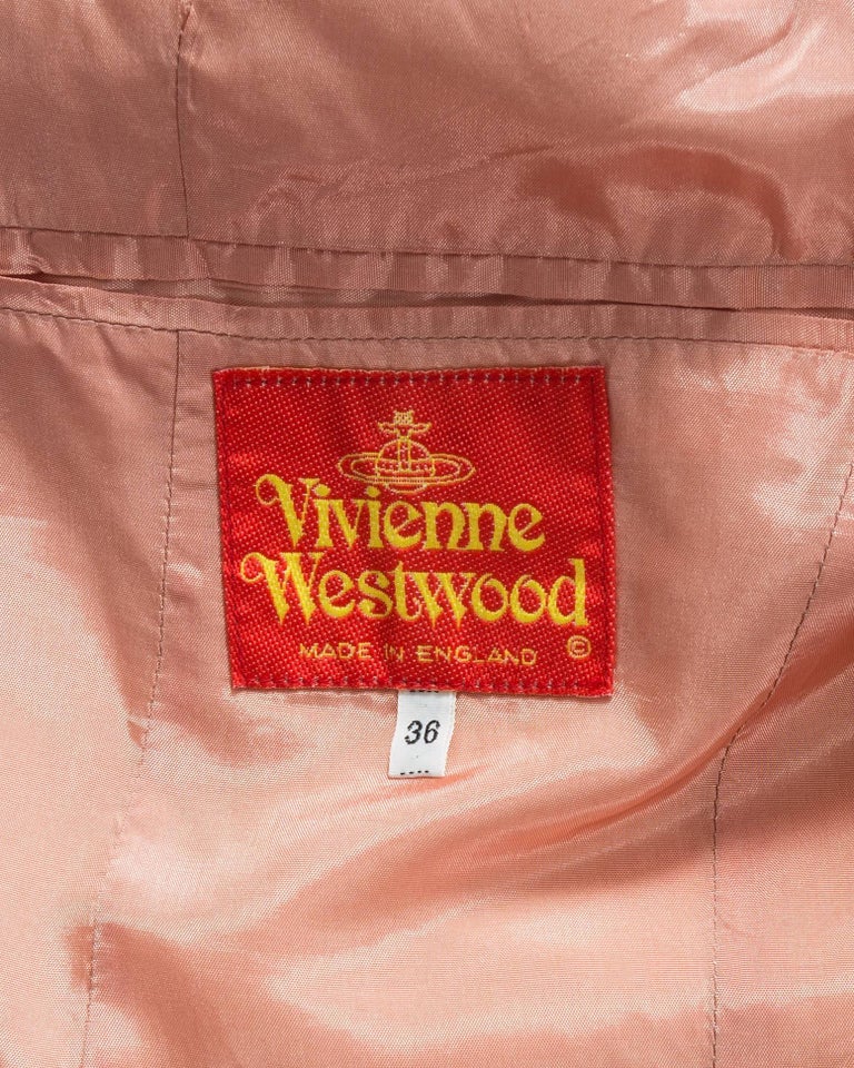 Vivienne Westwood unisex multicoloured striped satin evening jacket S/S ...
