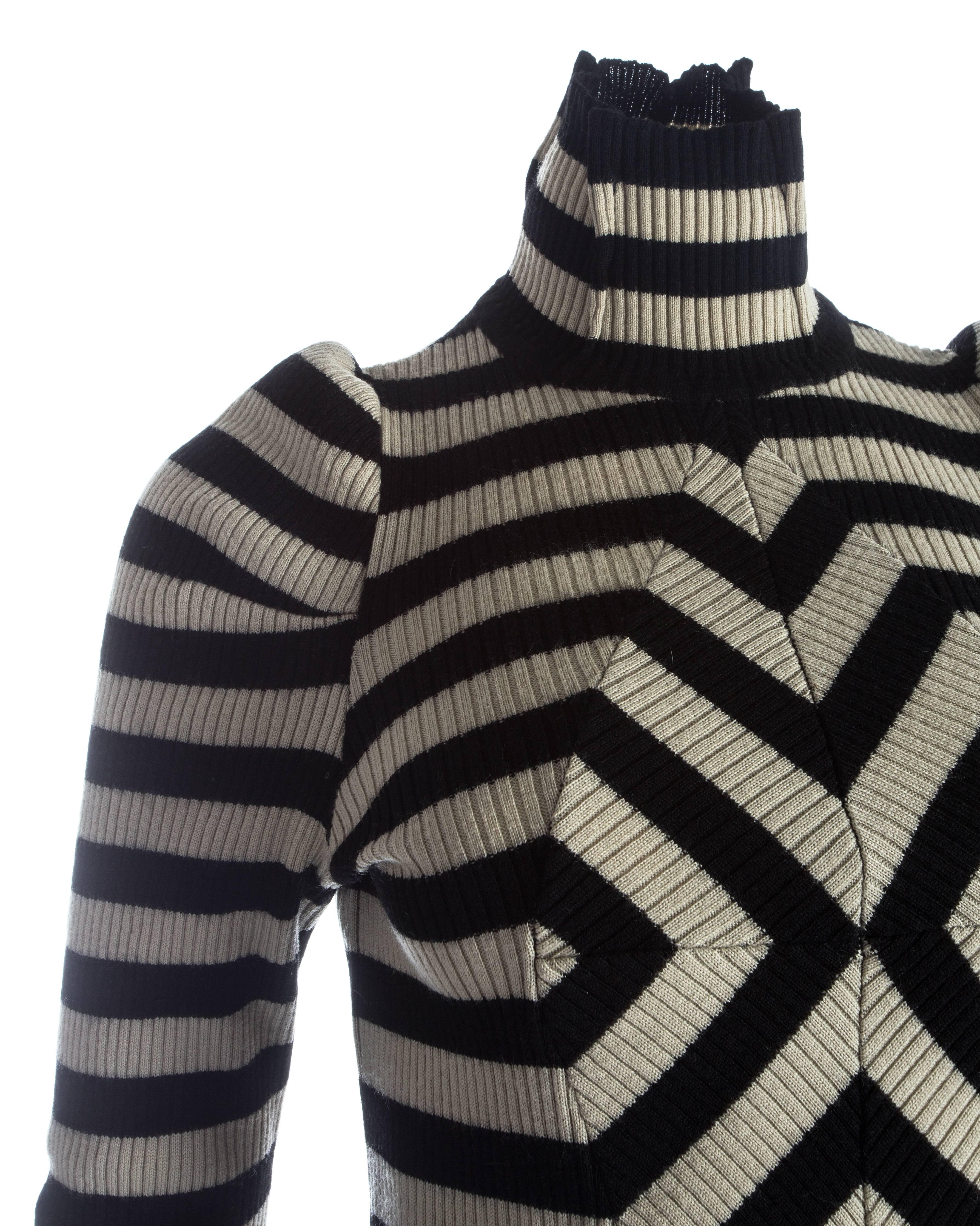 maison margiela striped sweater