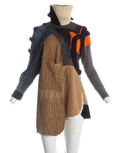 Balenciaga by Nicolas Ghesquière Mixed media sports dress, A / W 2002