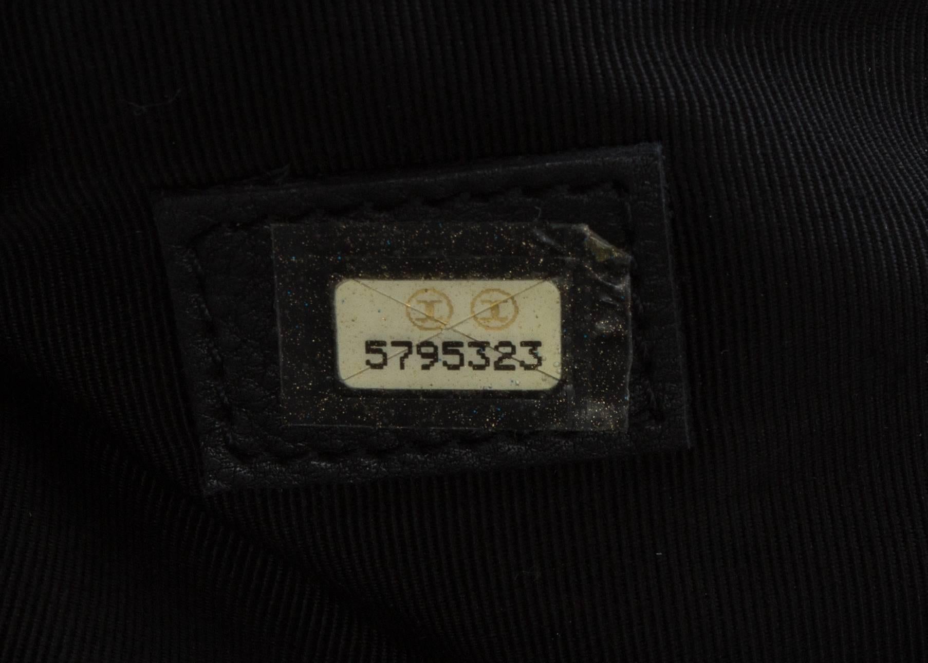 Chanel black leather flap bag with adjustable waist belt, c. 1999 3