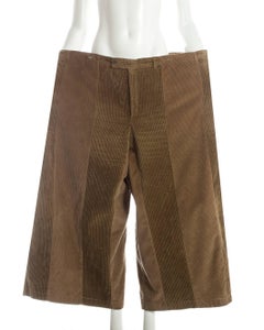 Margiela XXL Oversized pants made from two vintage corduroy pants, ca. 2000-3