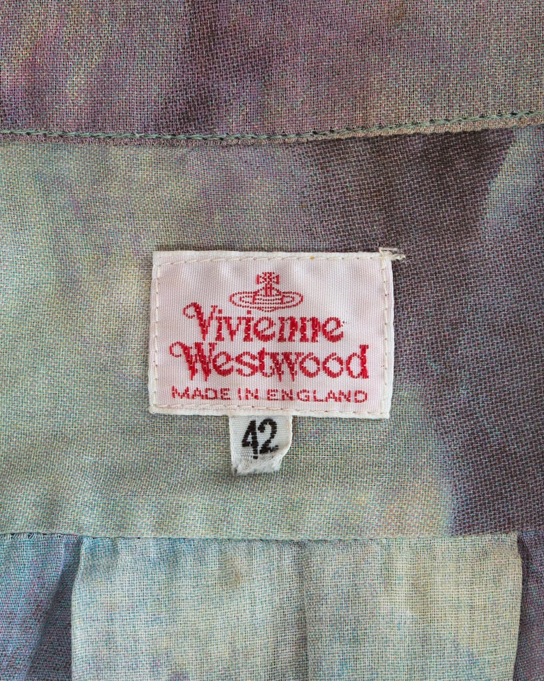 Vivienne Westwood unisex cotton blouse with cherub print, S/S 1991 For ...
