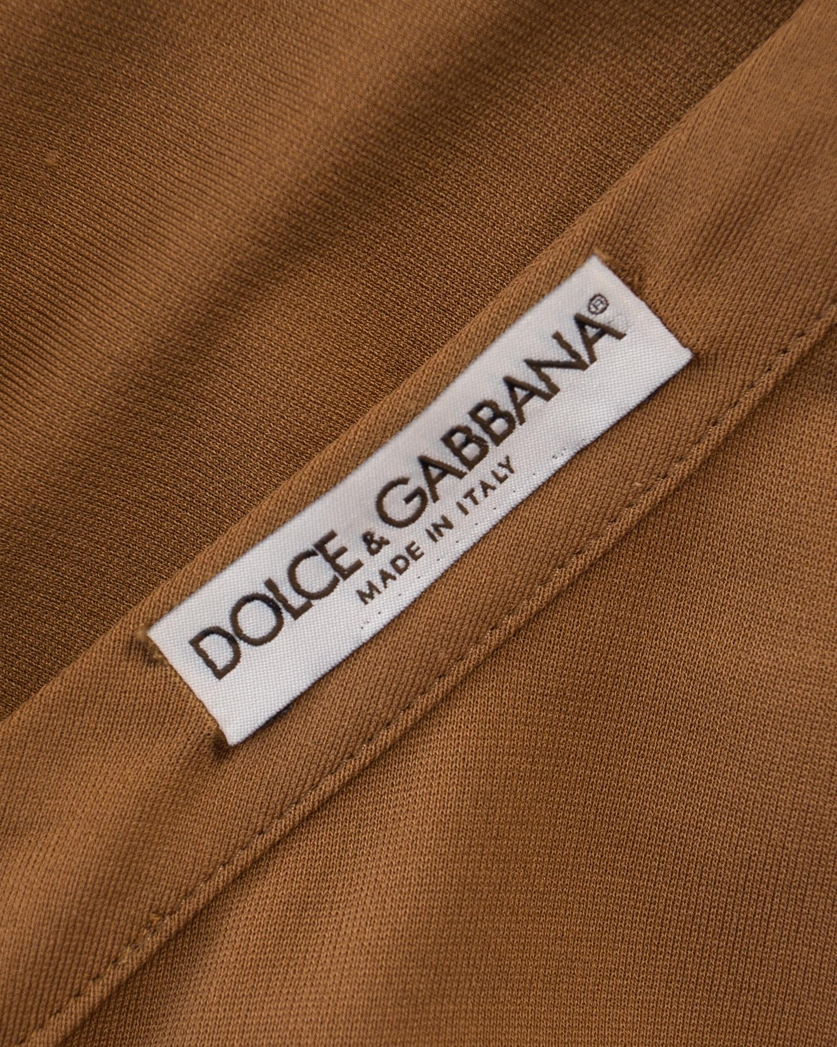 Dolce & Gabbana nude bodycon bondage choker dress, ca. 1990-1999 1
