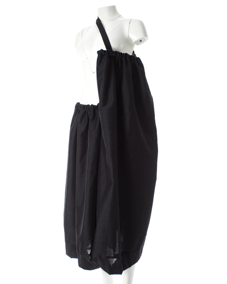 Yohji Yamamoto black convertible dress / skirt / bag combination, S / S ...