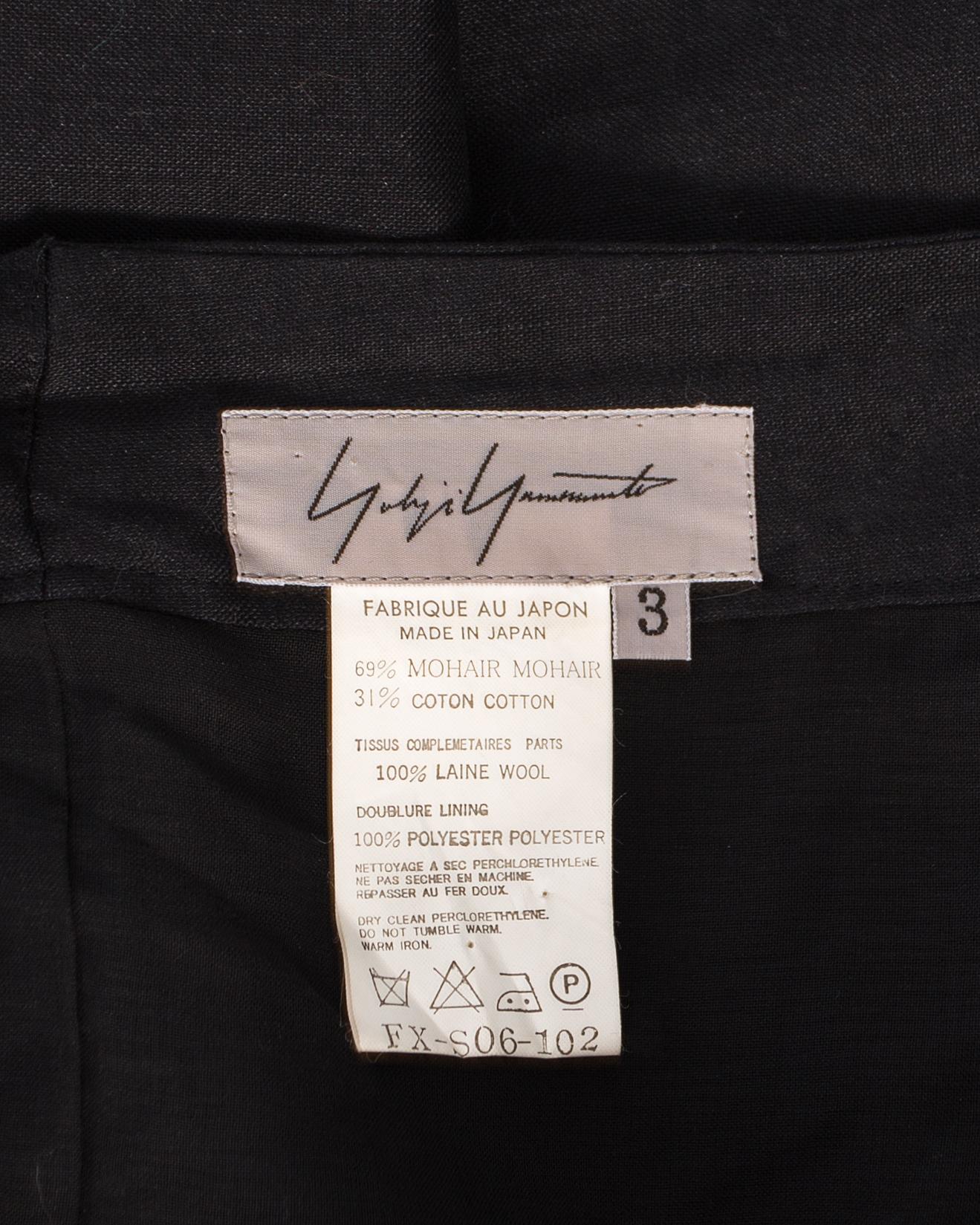 Yohji Yamamoto black convertible dress / skirt / bag combination, S / S 2001 1
