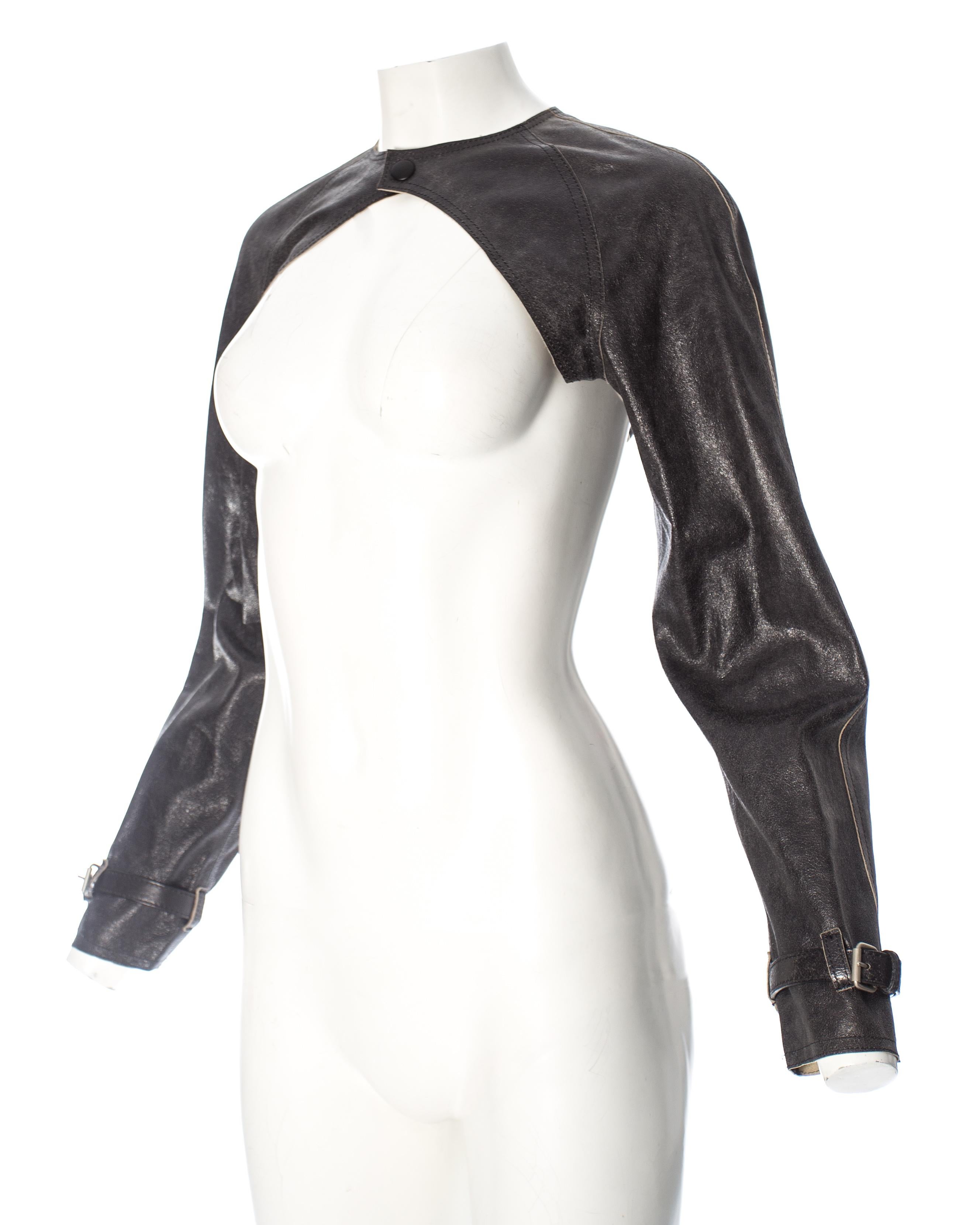 jean paul gaultier leather jacket