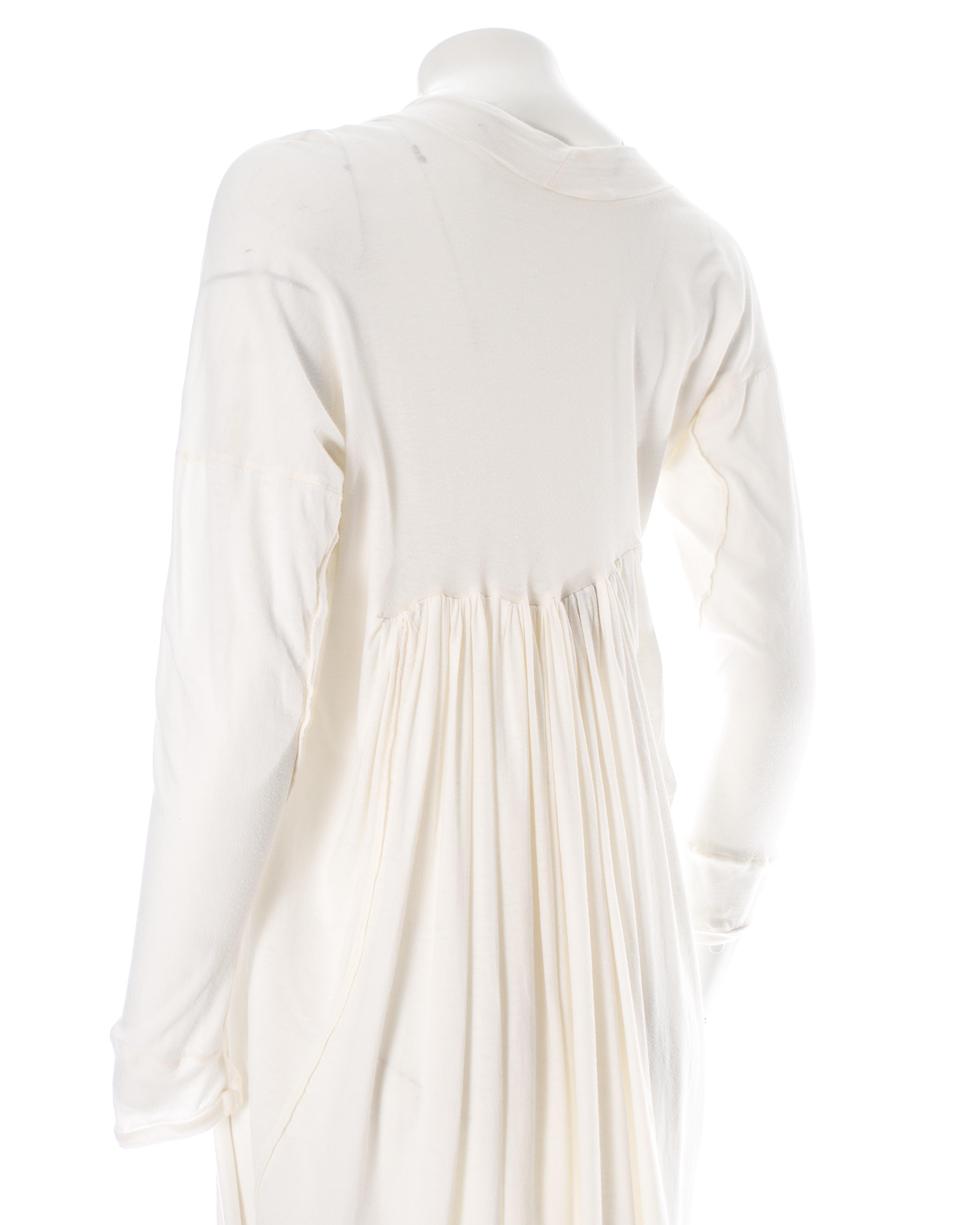 Women's Worlds End by Vivienne Westwood and Malcolm McLaren Cotton Toga Dress, fw 1982  For Sale