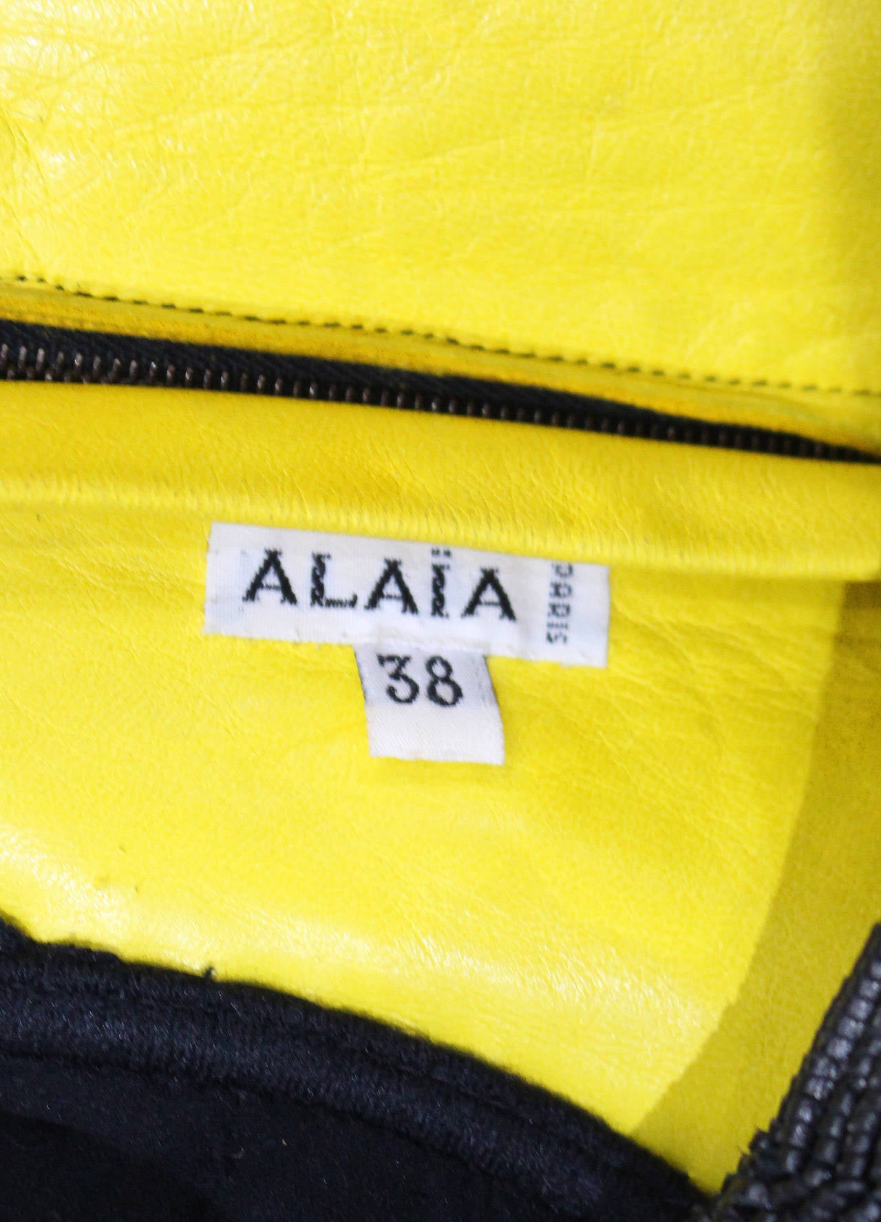 Women's 1980s Alaia Leather Bustier