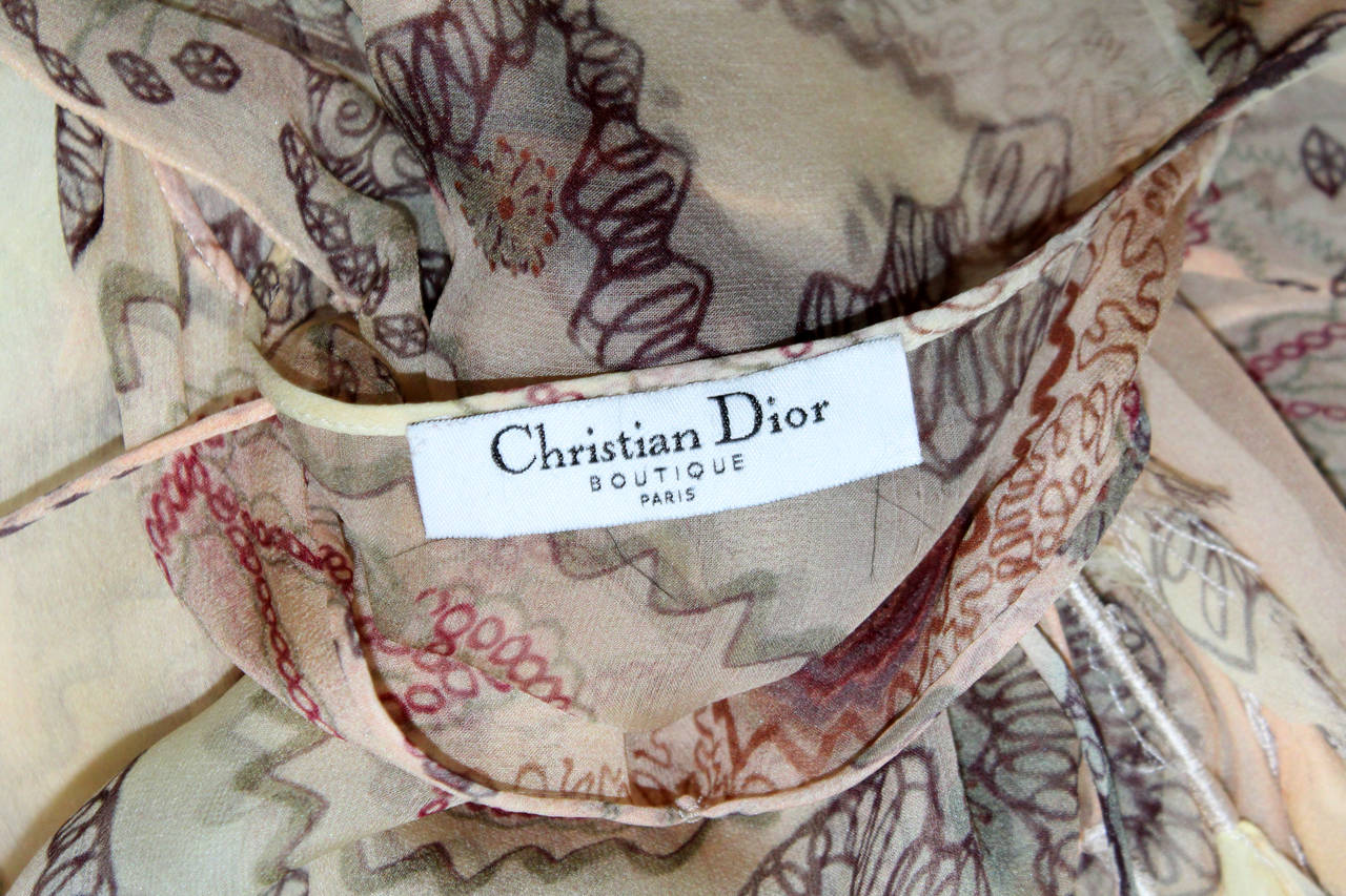 Christian Dior Summer Silk Caftan 1