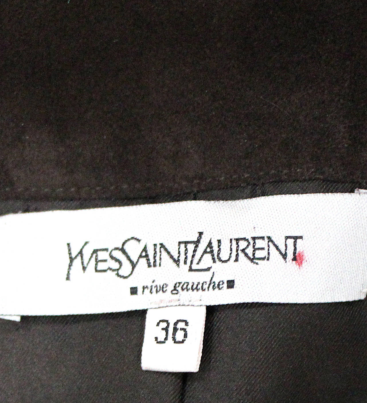 Suede Yves Saint Laurent Colour Block Wrap Skirt For Sale at 1stDibs