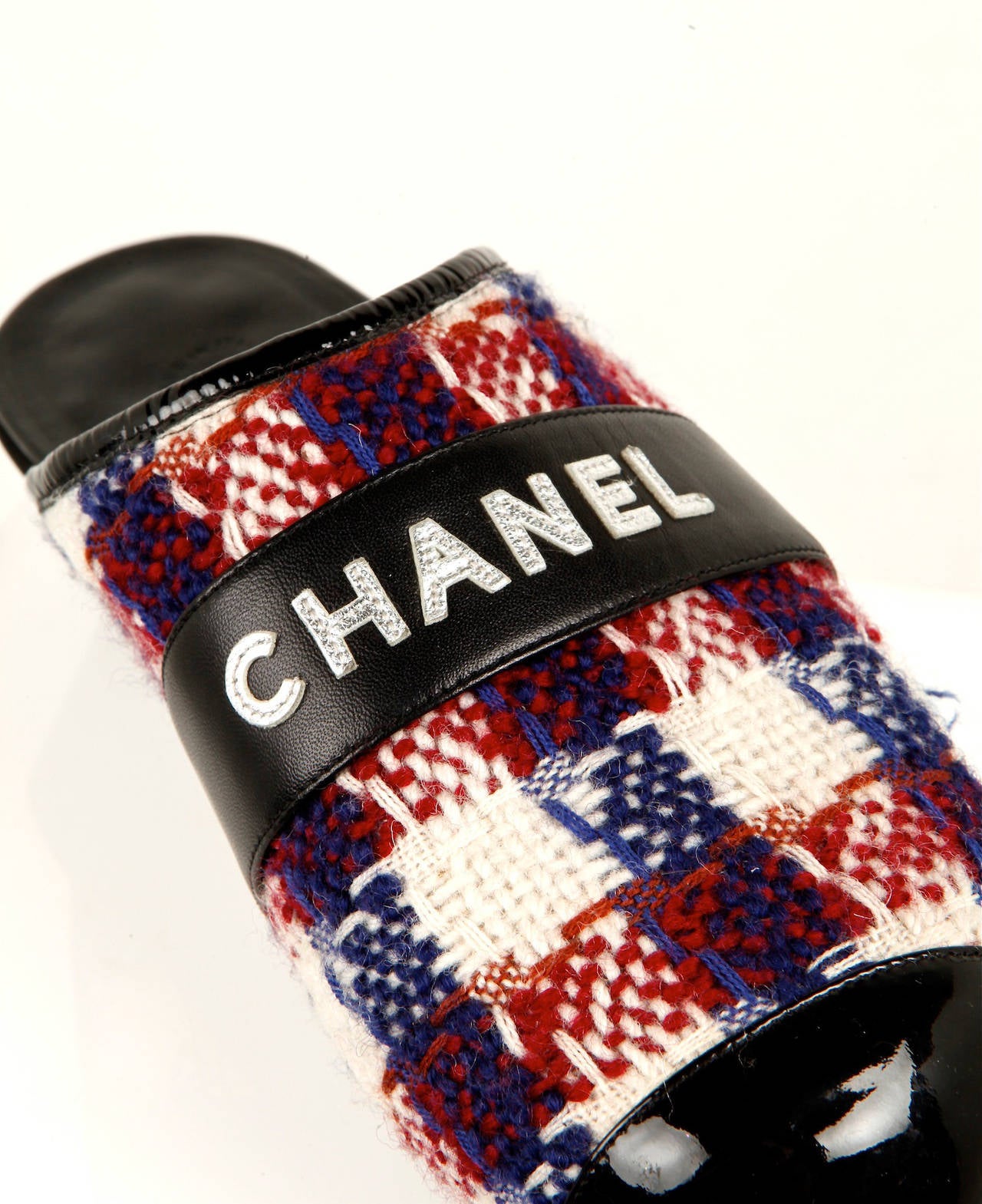Super rare Chanel Tweed Clogs at 1stDibs  chanel shearling clogs, 2015  chanel clogs, chanel 2015 clogs