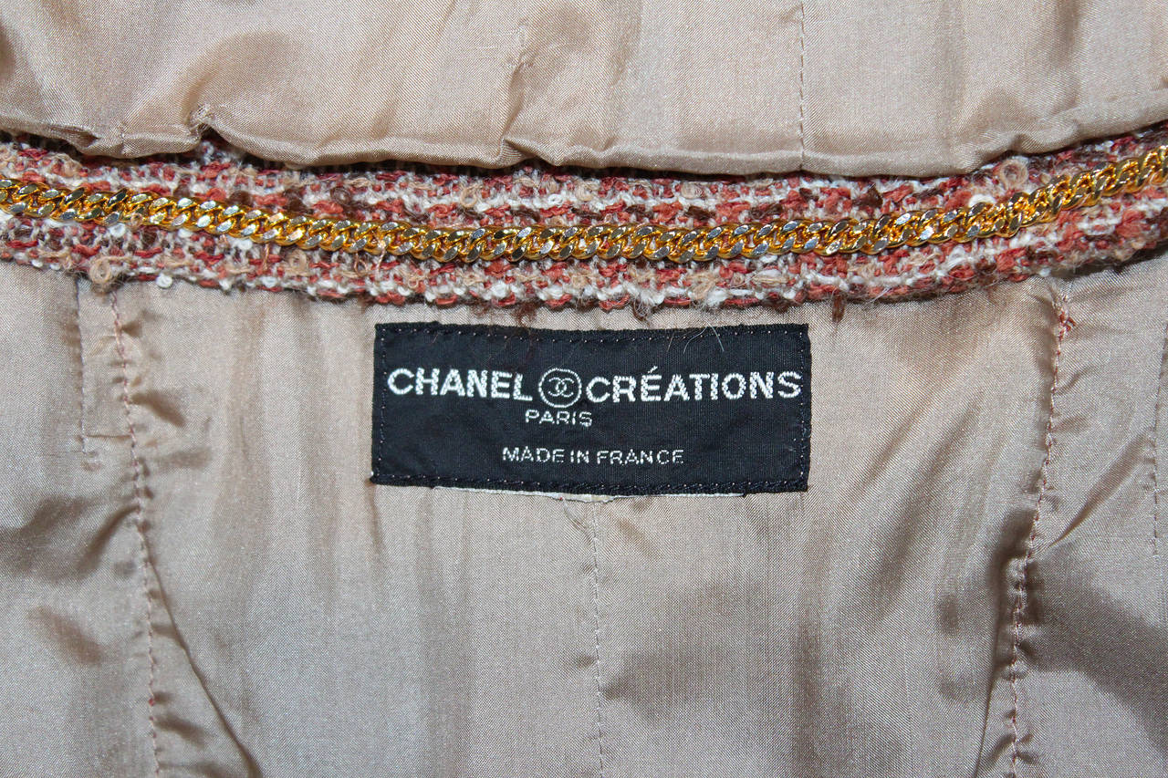 Women's 1970s Chic Tweed Chanel Suit Ensemble