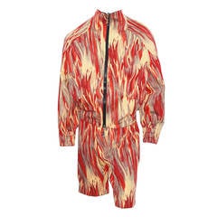 Retro 1990s Mens Vivienne Westwood Flame Suit