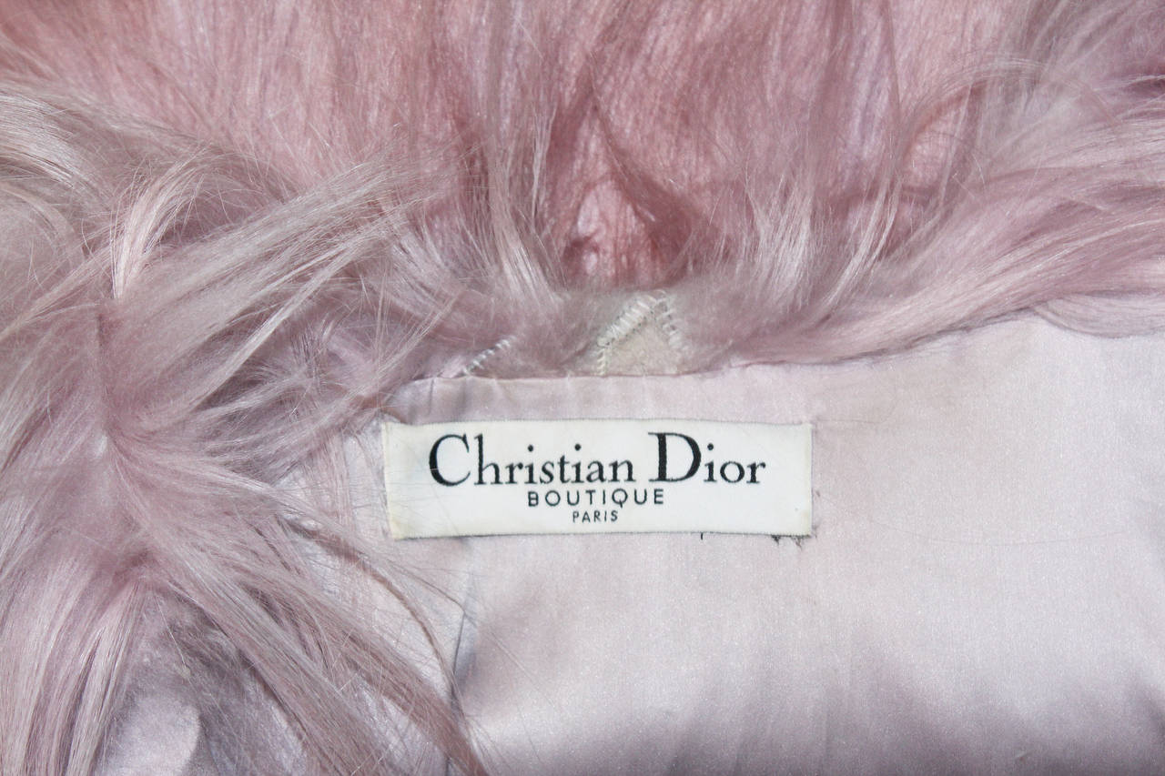 Christian Dior Dusty Pink Fur Gillet 2