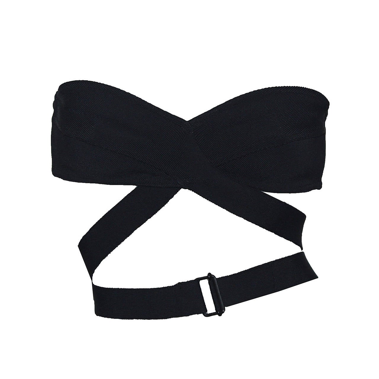 Iconic 1980s Alaia bondage bra c. 1987 at 1stdibs