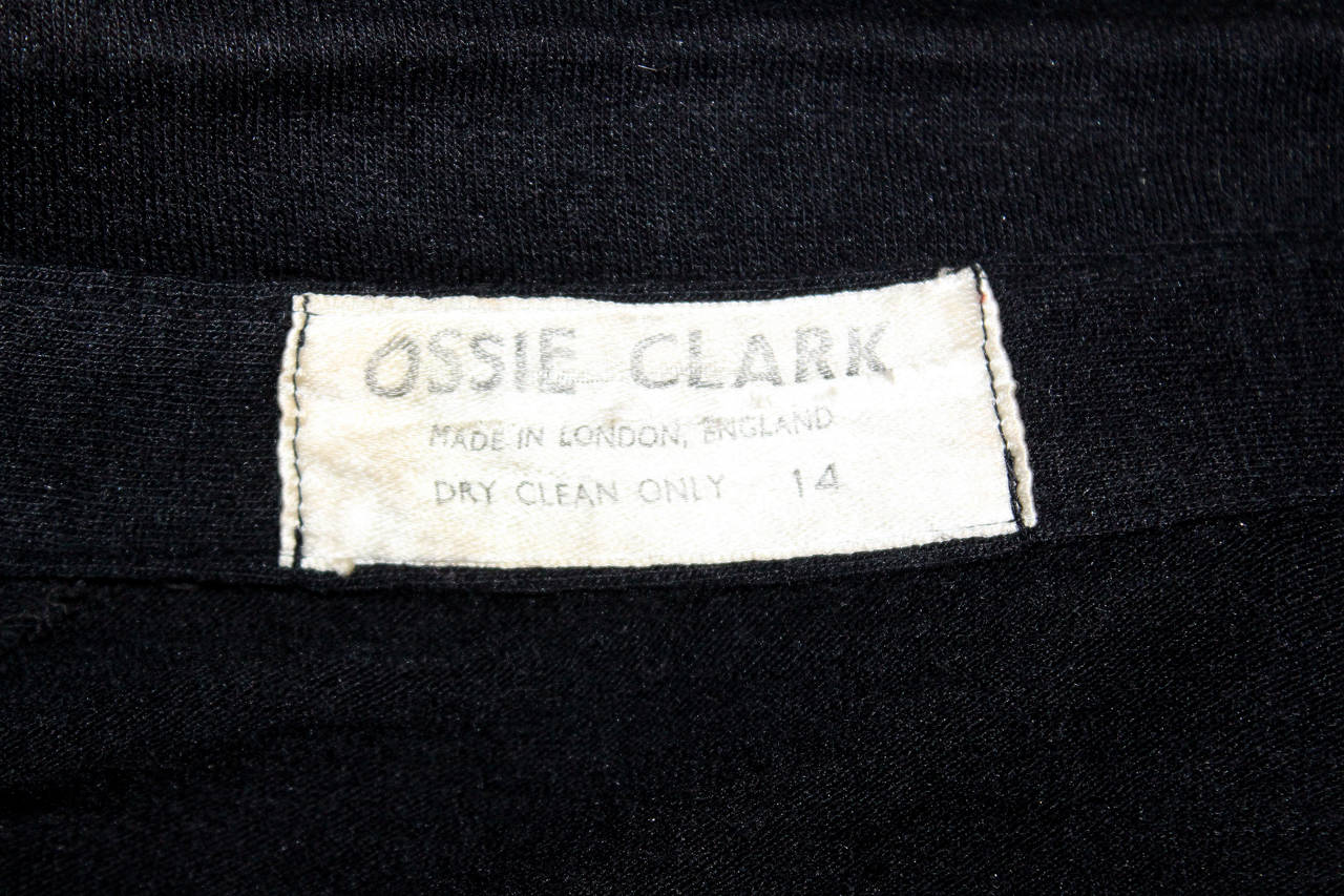 Ossie Clark Bell Sleeve Cape Blouse c. 1969 In Good Condition In London, GB