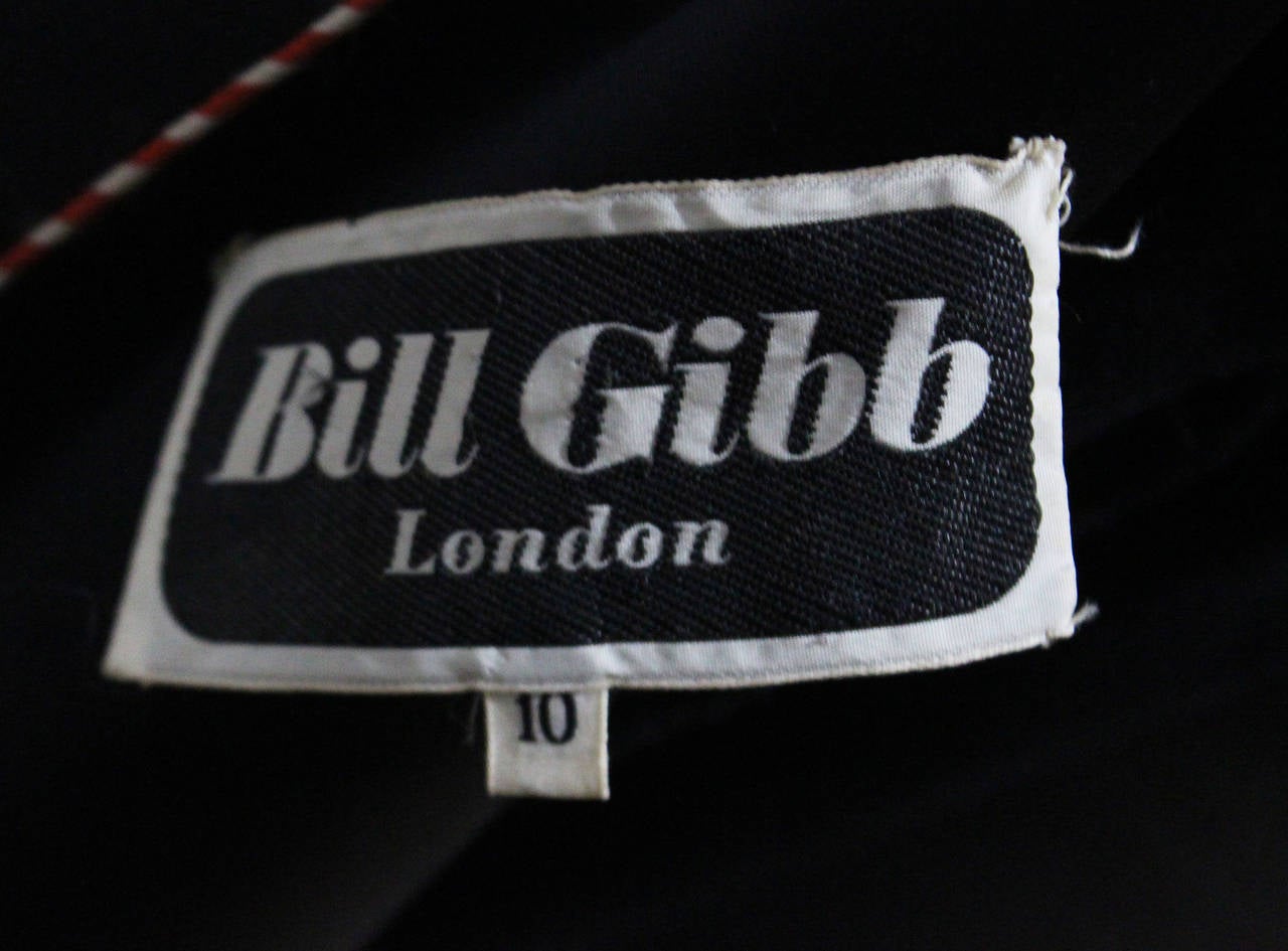 Iconic Bill Gibb bee dress c. 1972 In Good Condition In London, GB