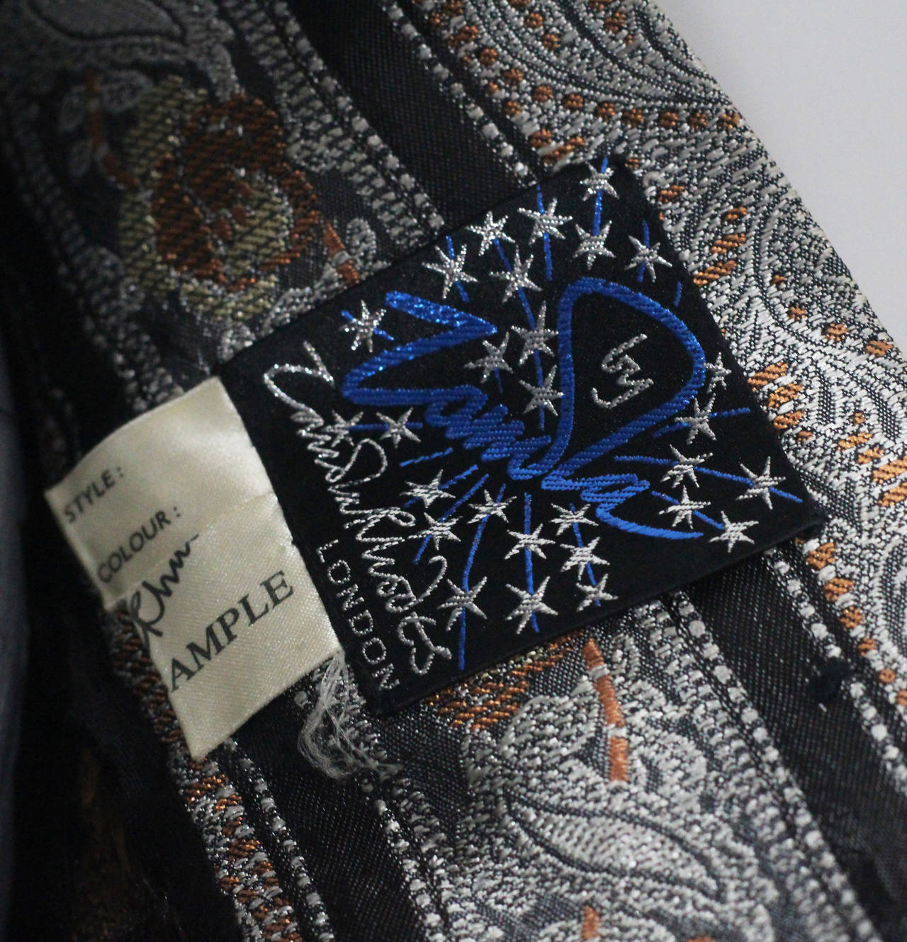 Women's Zandra Rhodes Silk Brocade Full Evening Skirt (Autumn/Winter 1990)