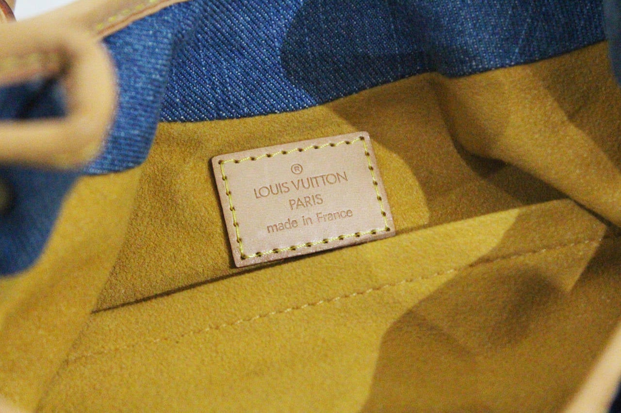louis vuitton denim bag