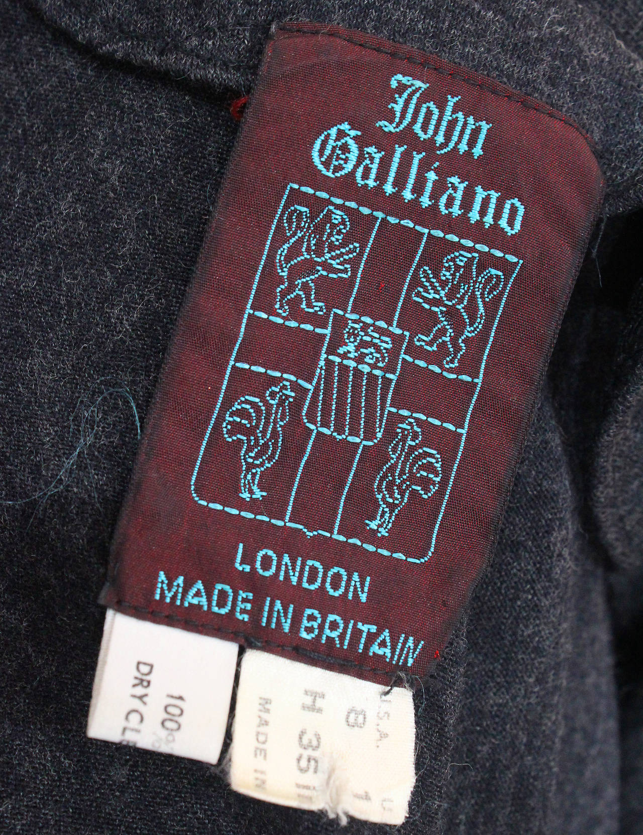 Early and rare John Galliano Twisted Blouse (Autumn/Winter 1987) In Good Condition In London, GB