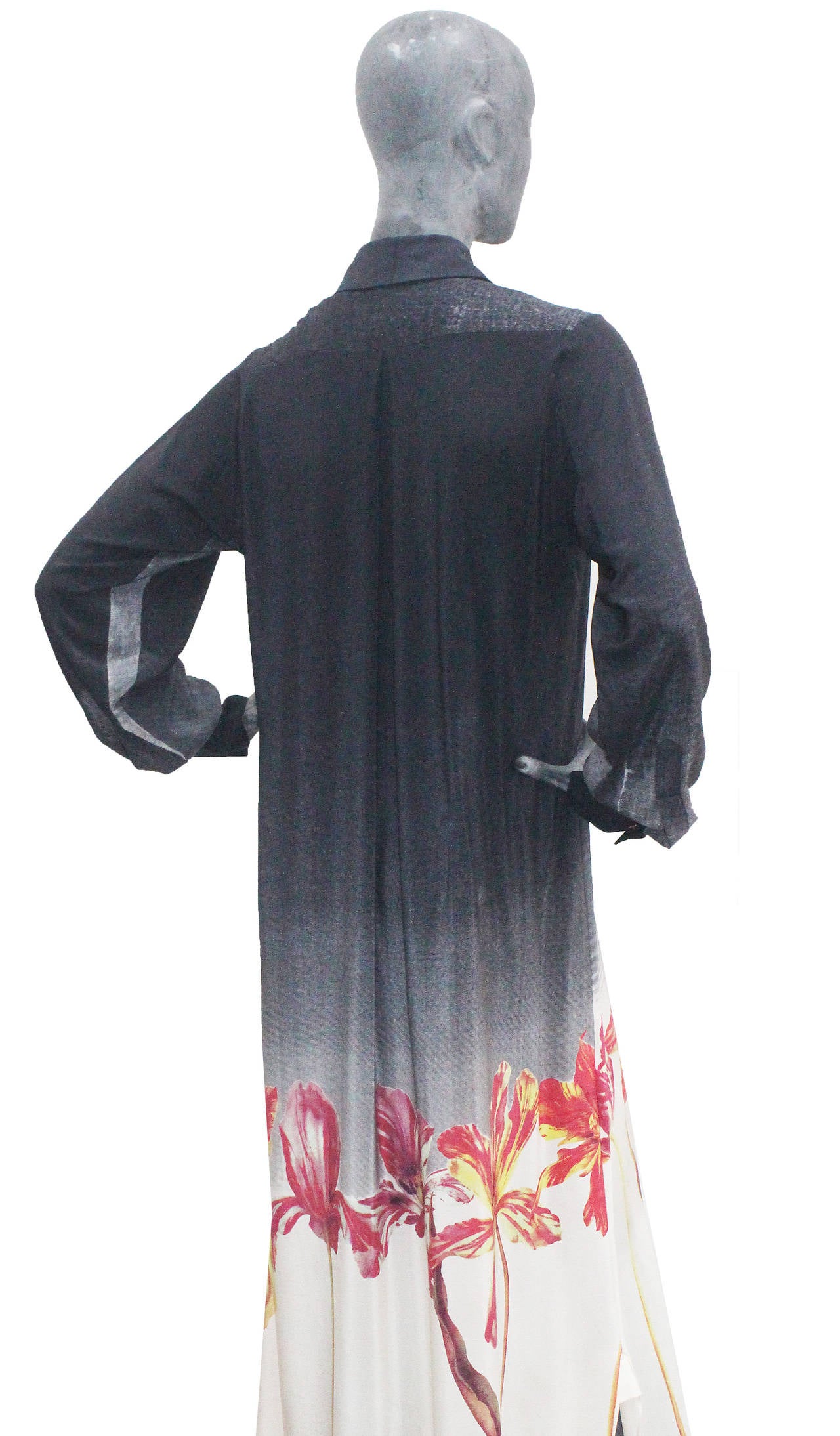 1990s Vivienne Westwood Gold Label Silk Shirt Dress In Excellent Condition In London, GB