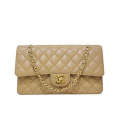 Chanel Nude Quilted Caviar Classic Medium Double Flap Bag, Excellent  Condition at 1stDibs | nude chanel bag, chanel nude bag, chanel classic  flap nude