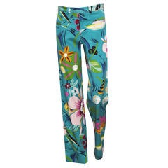 Iconique pantalon à fleurs Tom Ford pour Gucci c. 1999