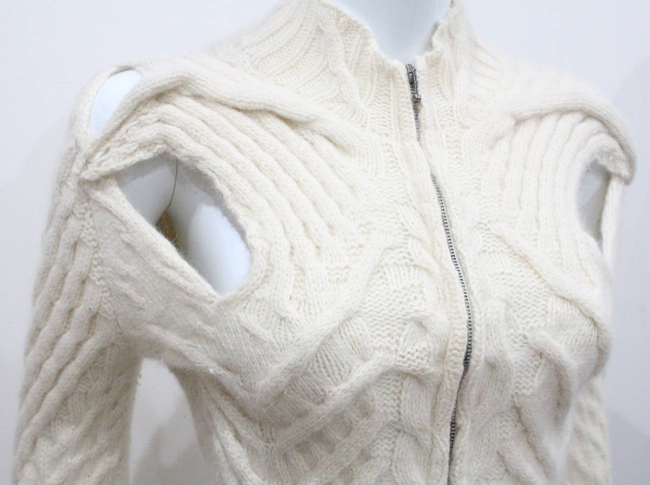 An early John Galliano Anatomical Inspired Knitwear c. 1980s