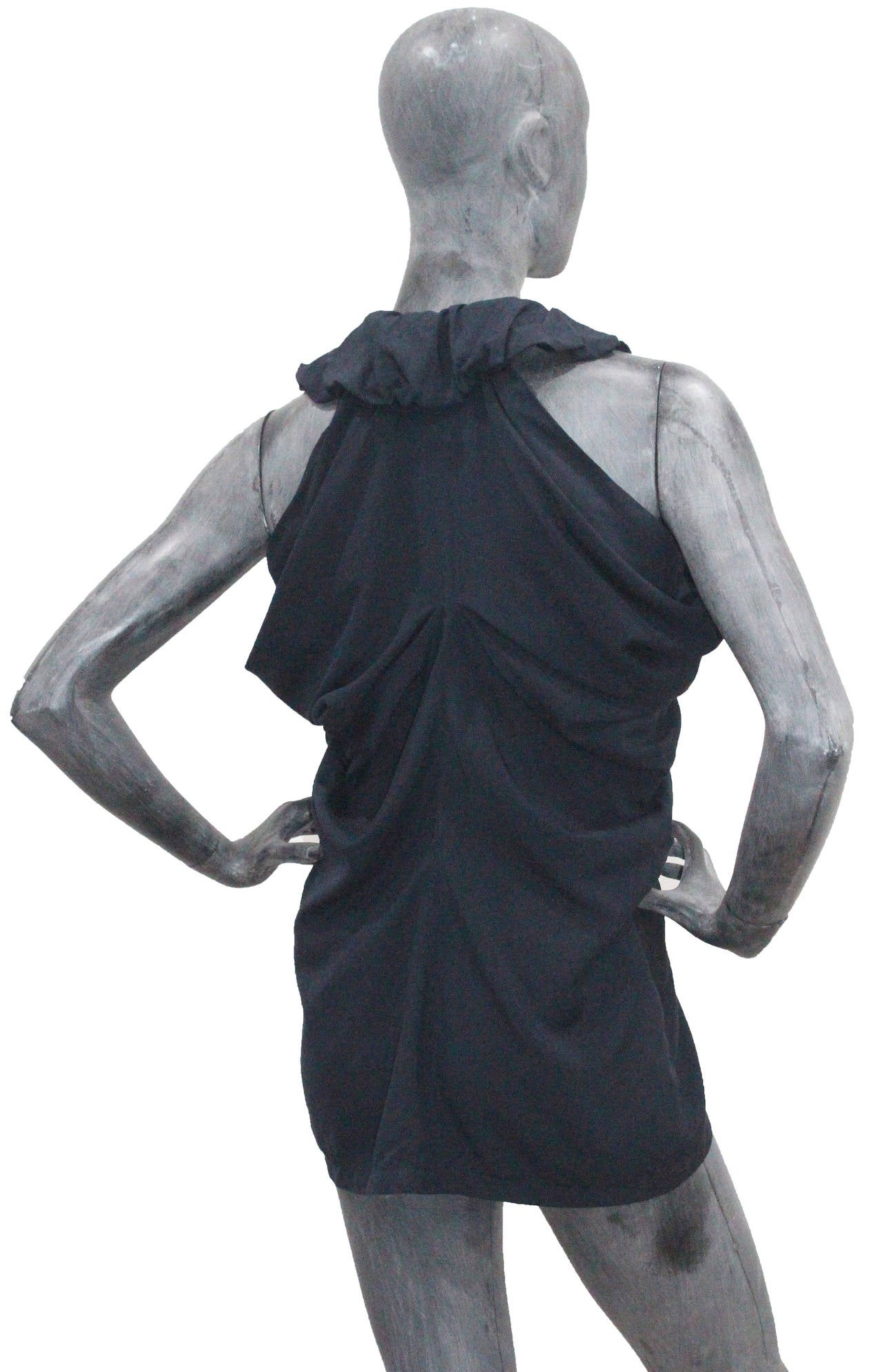 An early John Galliano Draped Blouse c. 1980s In Excellent Condition In London, GB