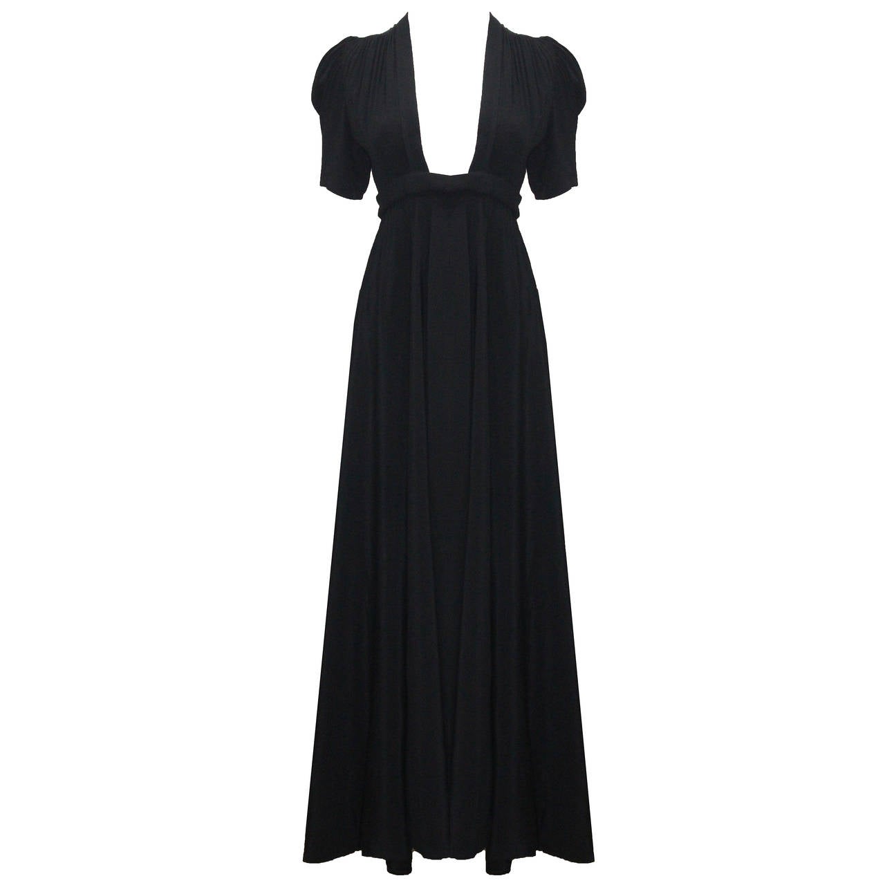 The 1960s Bridget Bardot Low Plunge Wrap Dress by Ossie Clark for ...