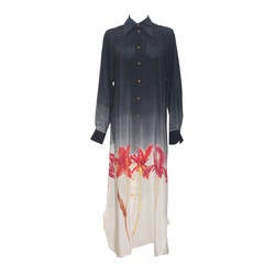 1990s Vivienne Westwood Gold Label Silk Shirt Dress