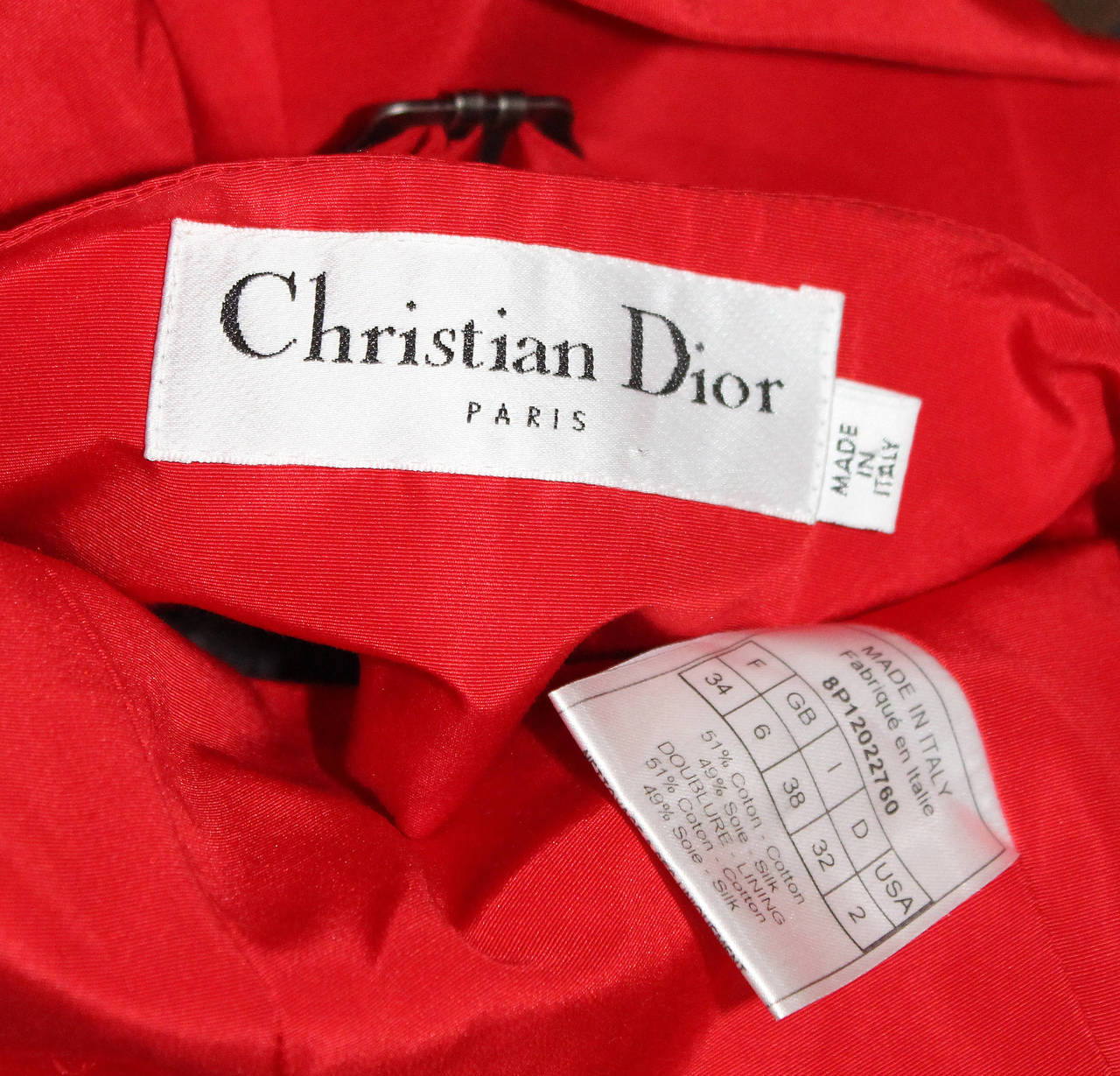 Women's John Galliano for Christian Dior Red Halter Neck Waist Coat With Beaded Buttons