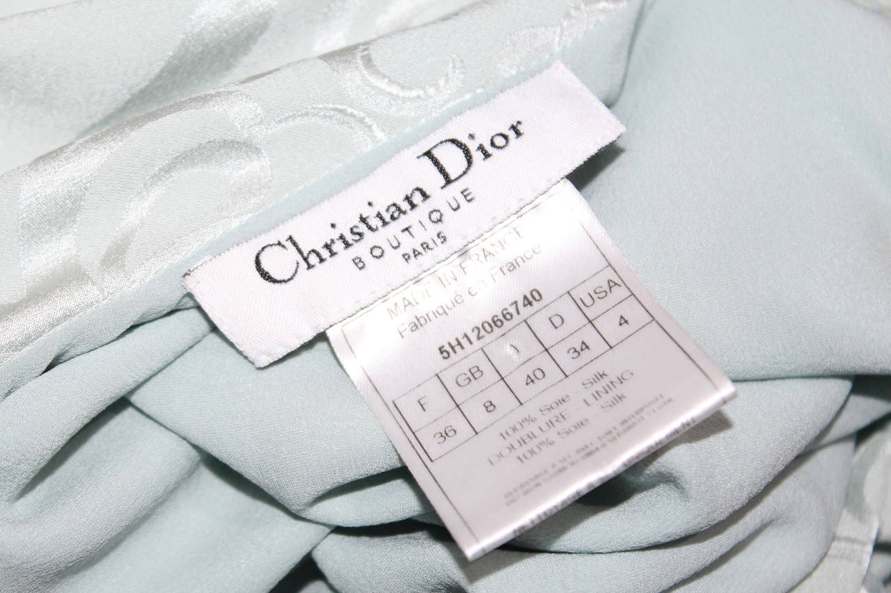 Christian Dior by John Galliano Silk Backless Mini Dress c. 2005 In Excellent Condition In London, GB
