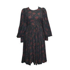 1960s Rare Early BIBA Love Heart Mini Dress at 1stDibs